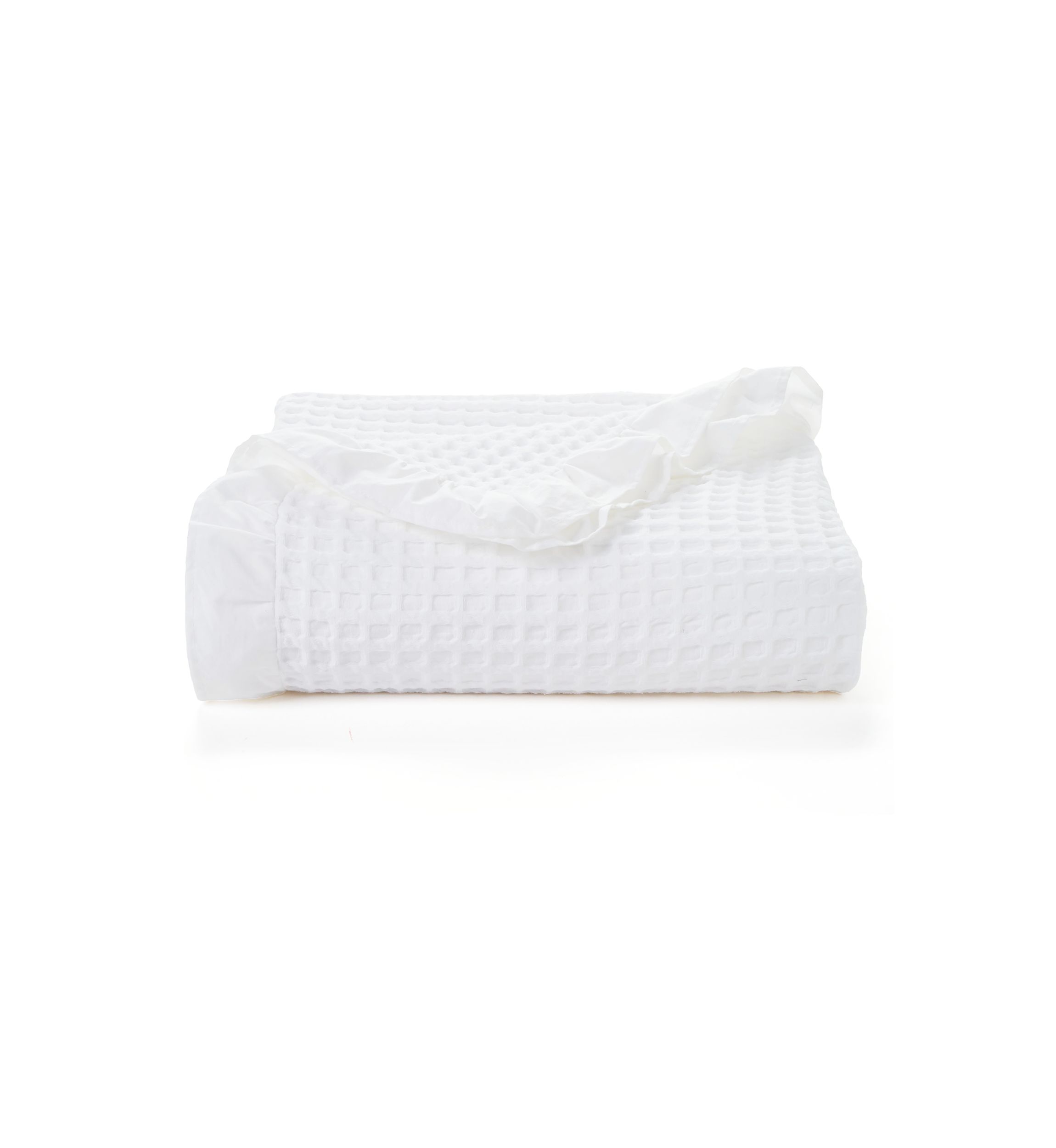 Ruffled Waffle Blanket