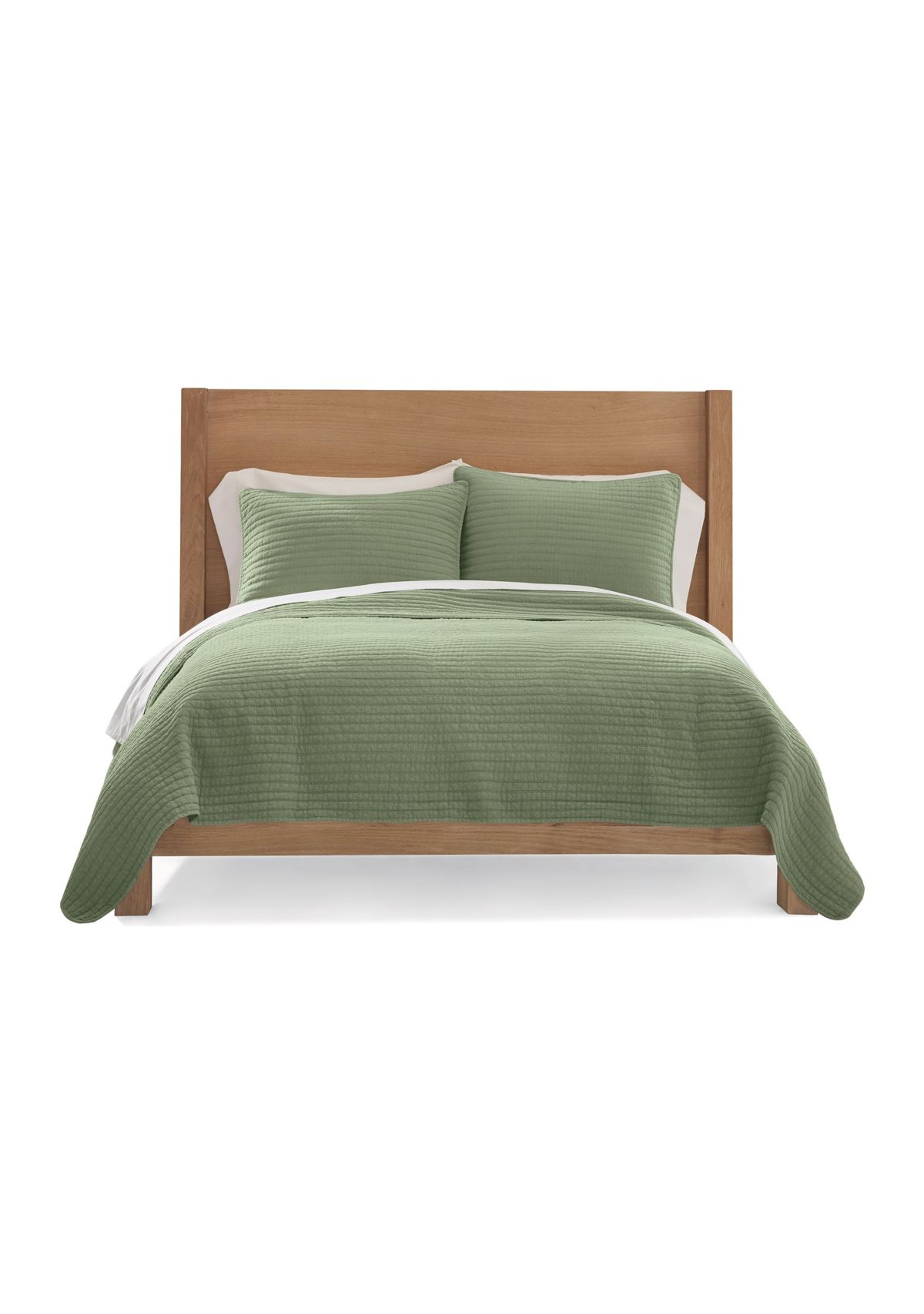 3-Piece Stonewash Quilt Set 