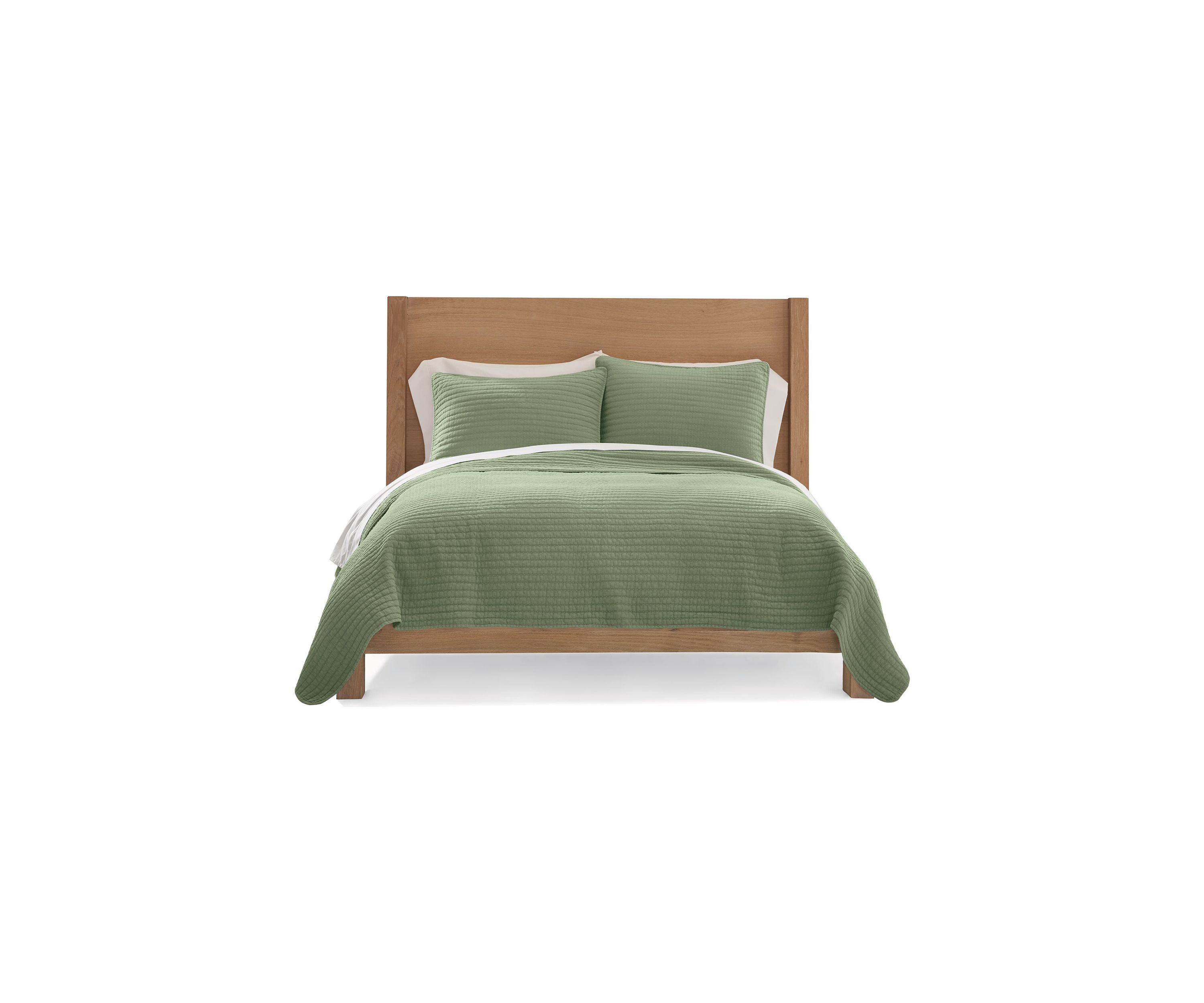 3-Piece Stonewash Quilt Set 