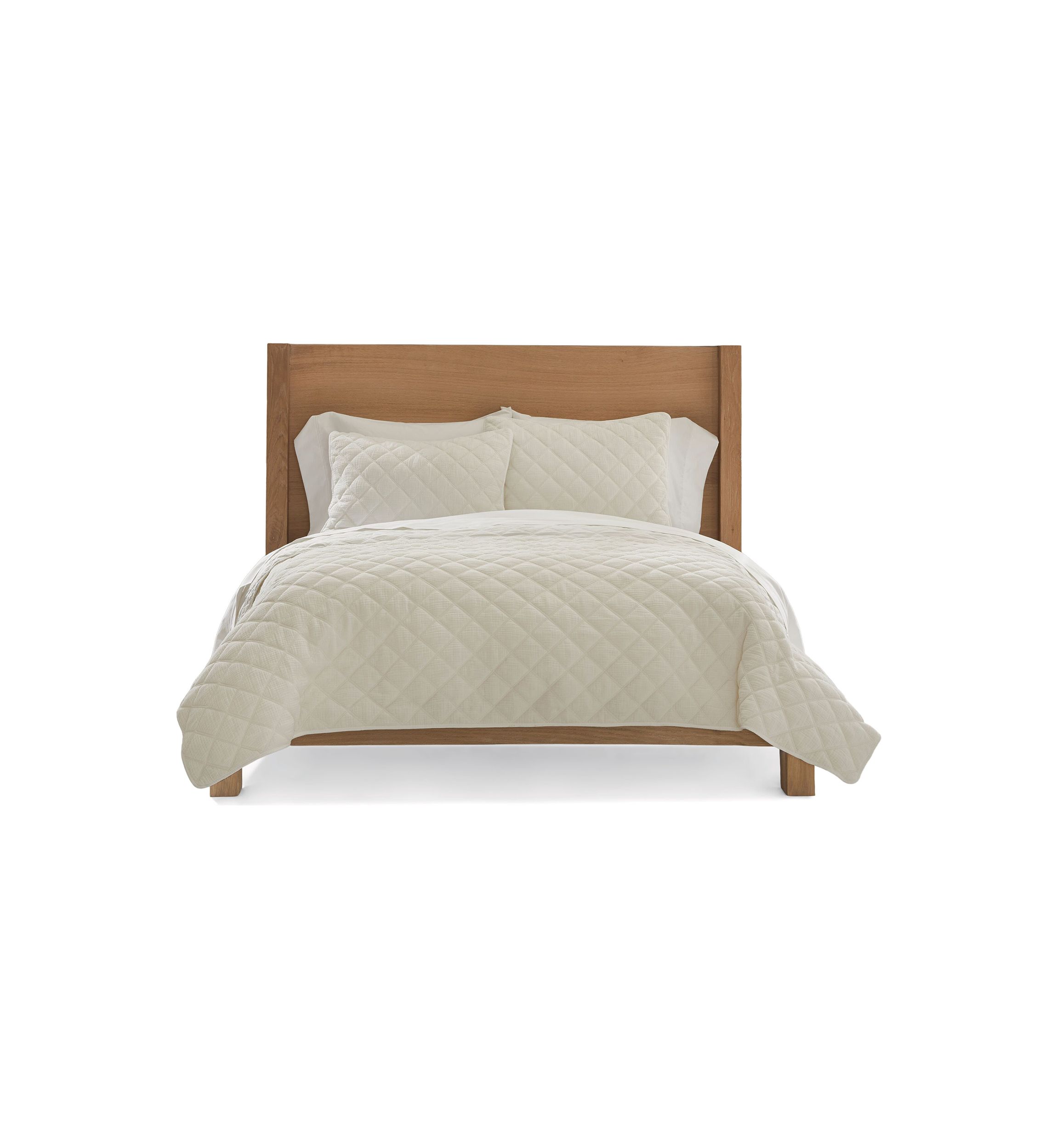 3-Piece Gauze Diamond Quilt Set
