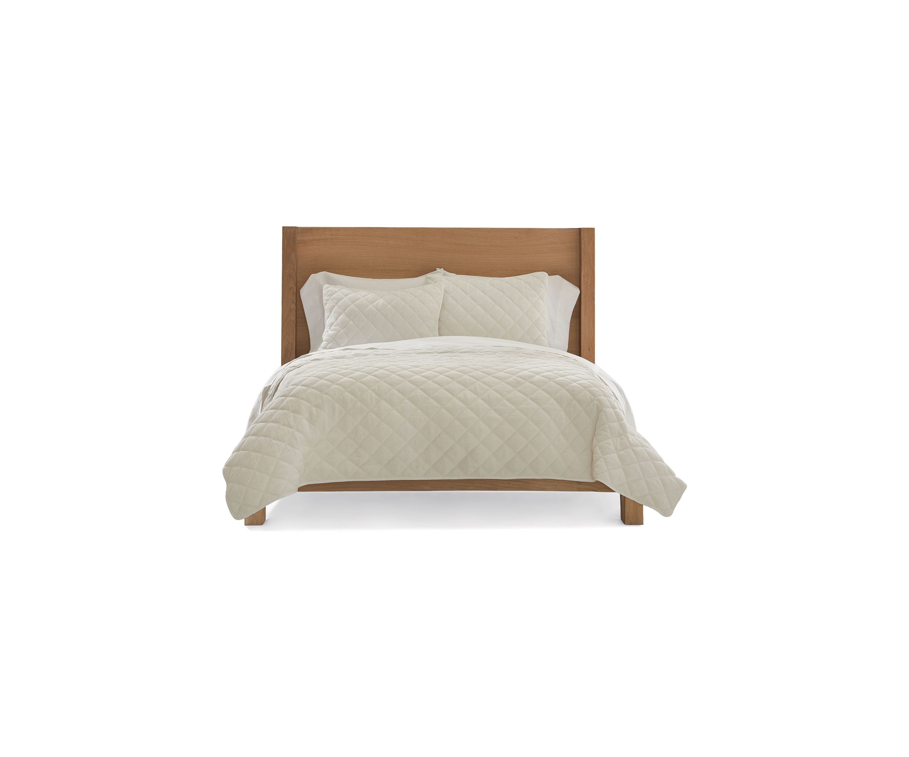 3-Piece Gauze Diamond Quilt Set