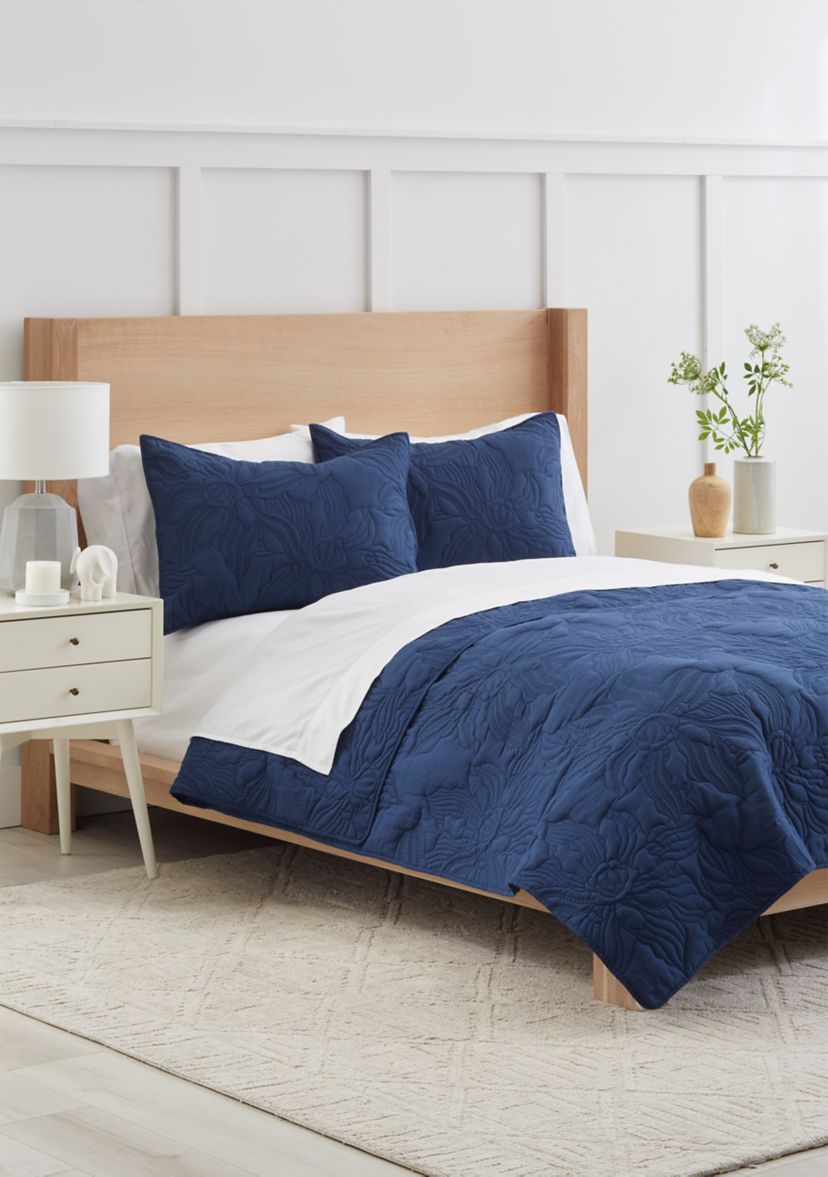 Floral Stitch Quilt Set