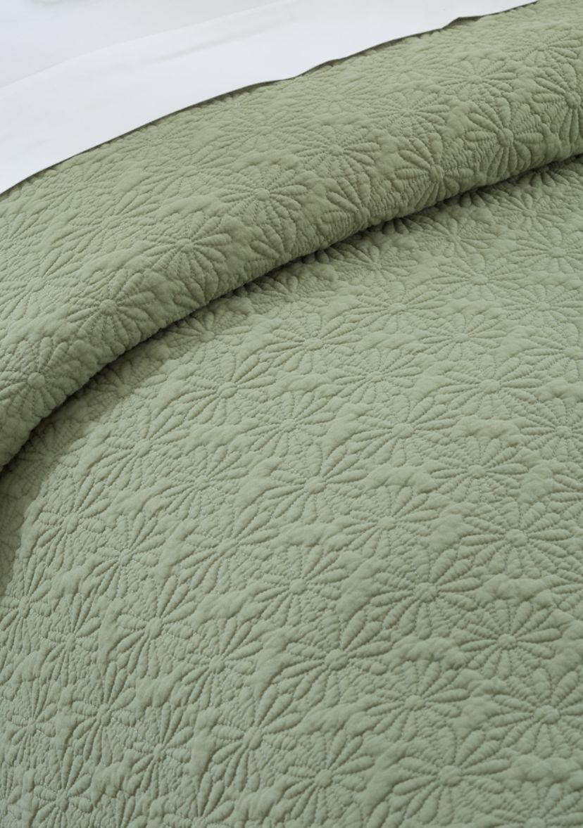 Floral Stitch Quilt Set