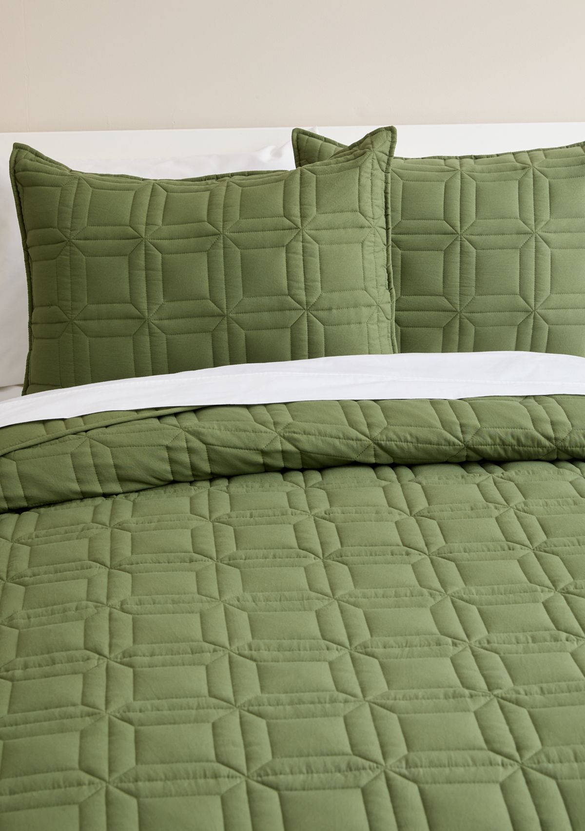 Geometric Box Quilt Set