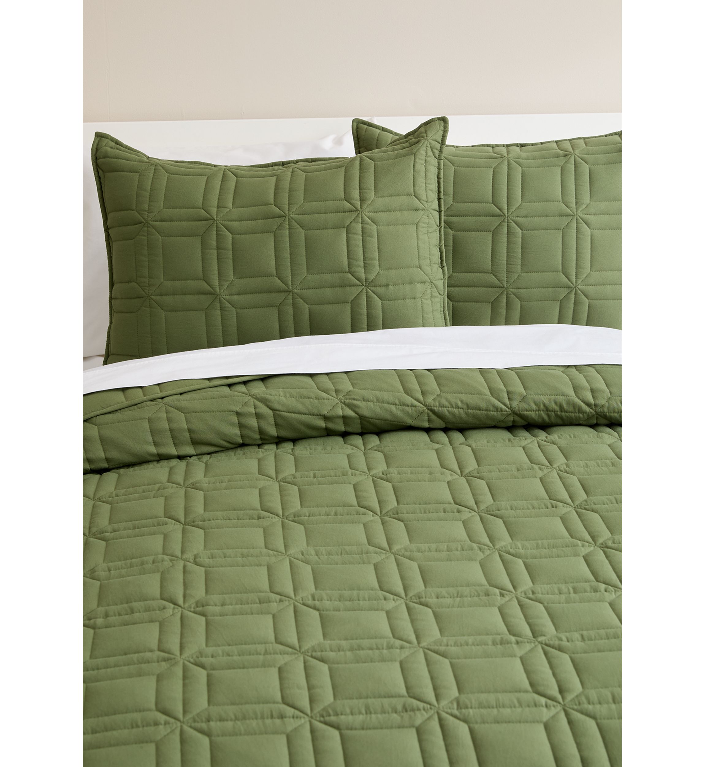 Geometric Box Quilt Set