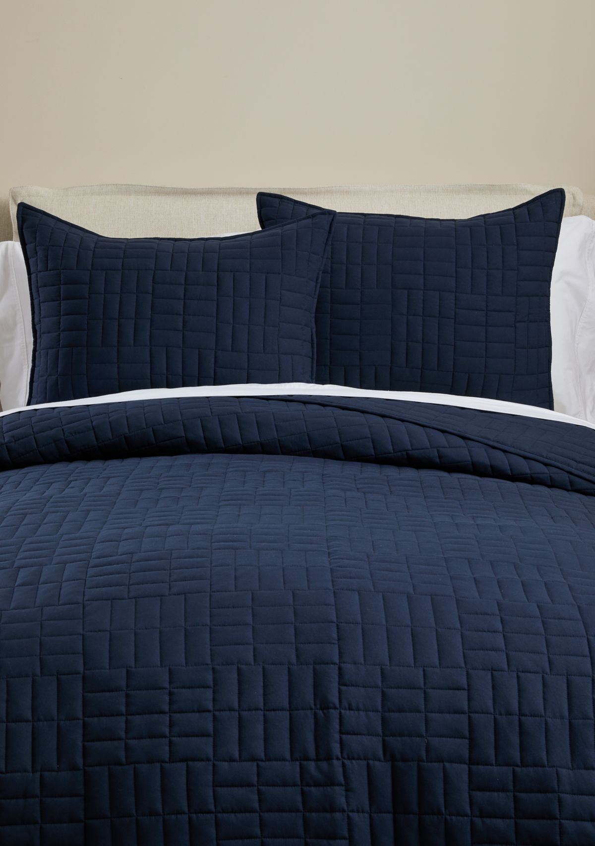 Rectangle Stitch Quilt Set 