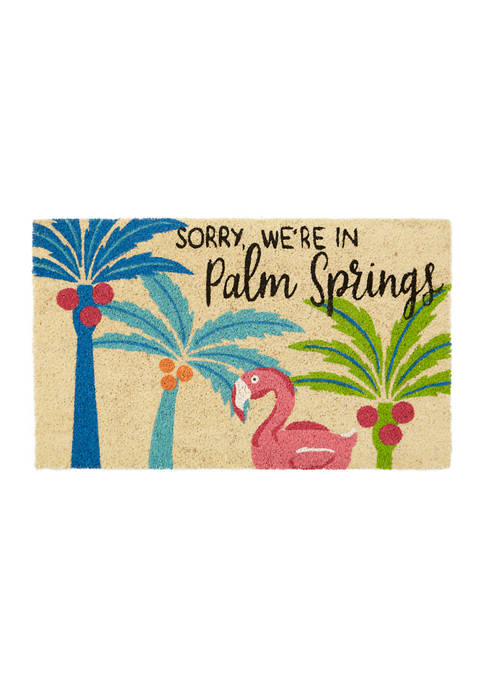 Lang Flamingo Palms Door Mat