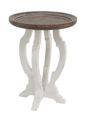 Boston Warehouse Two Tone End Table | belk