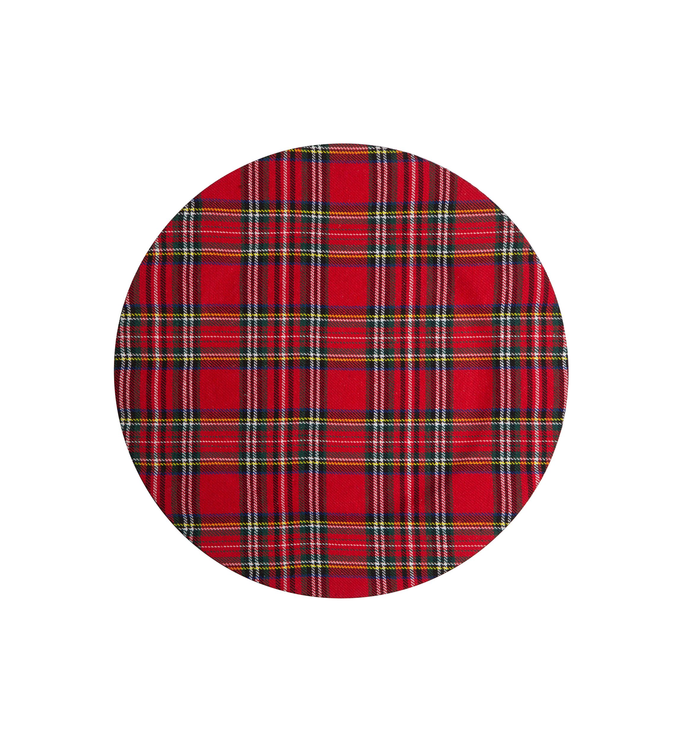 Tartan Red Plaid Charger 