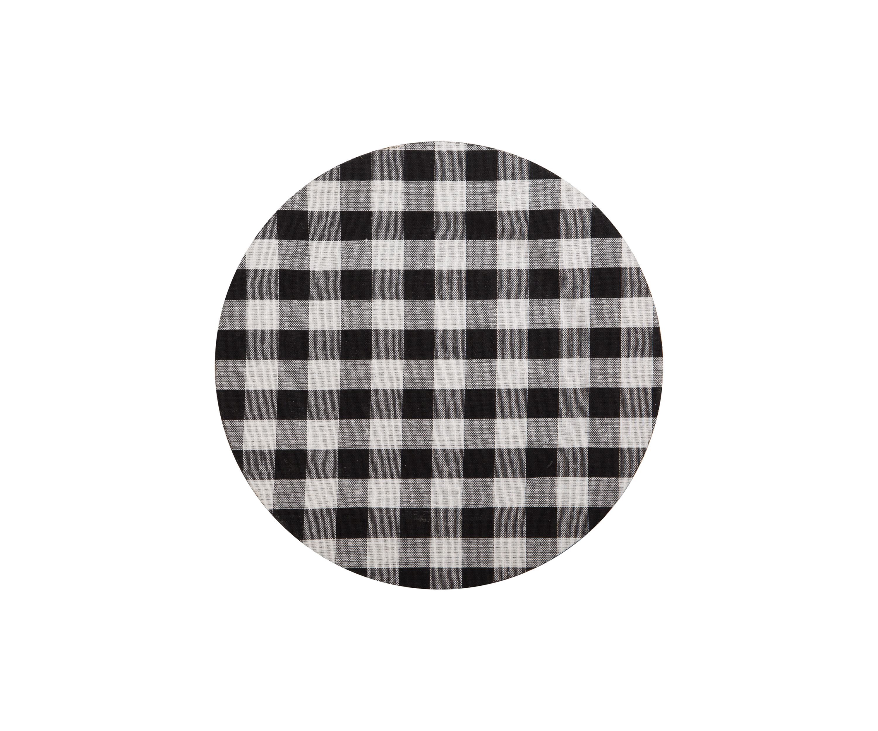 Black and White Buffalo Check Charger 