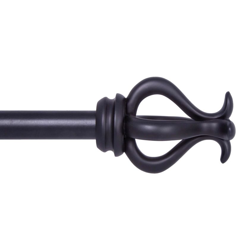 Kinsley 3/4" Standard Decorative Window Curtain Rod