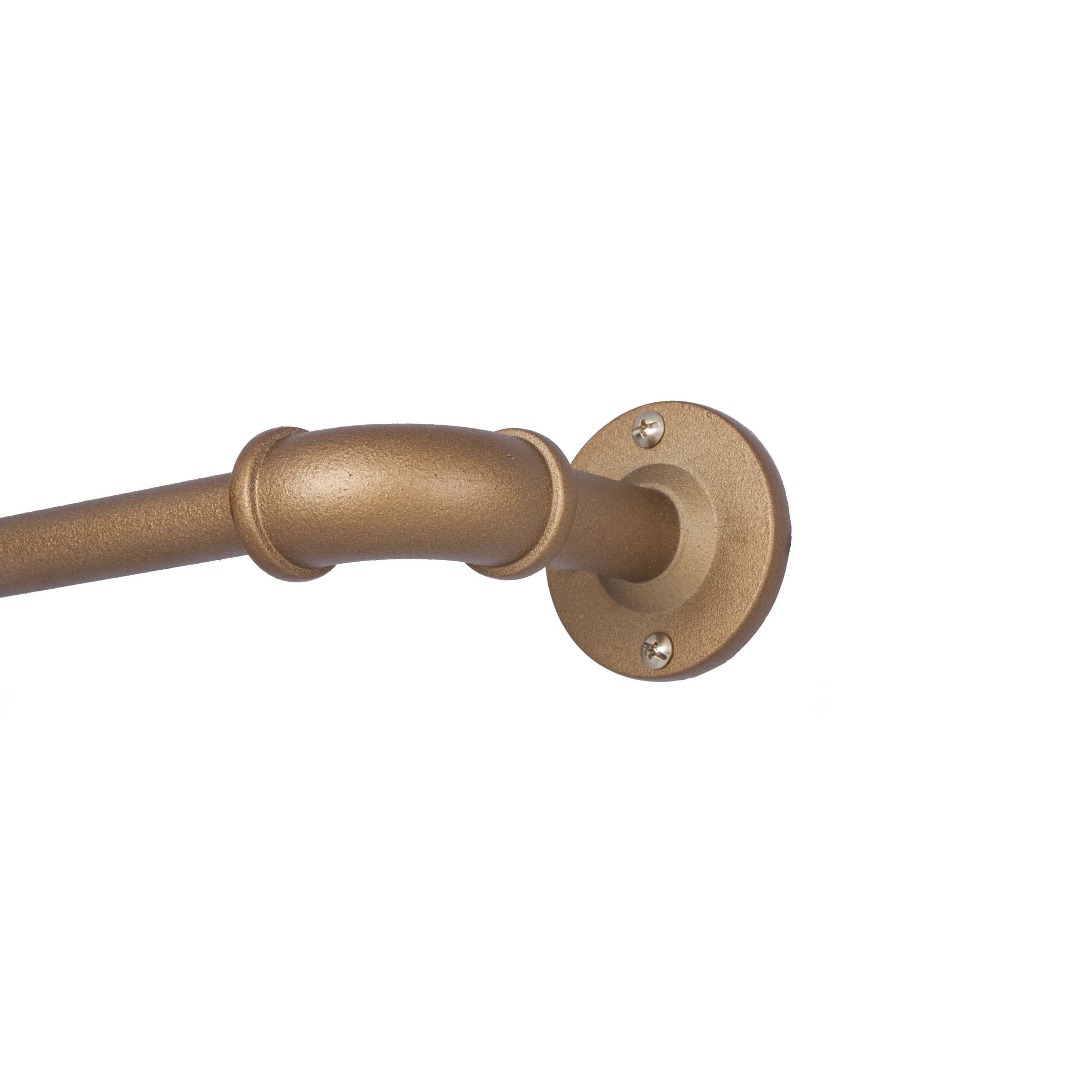 Bronn Industrial 3/4" Blackout Curtain Rod