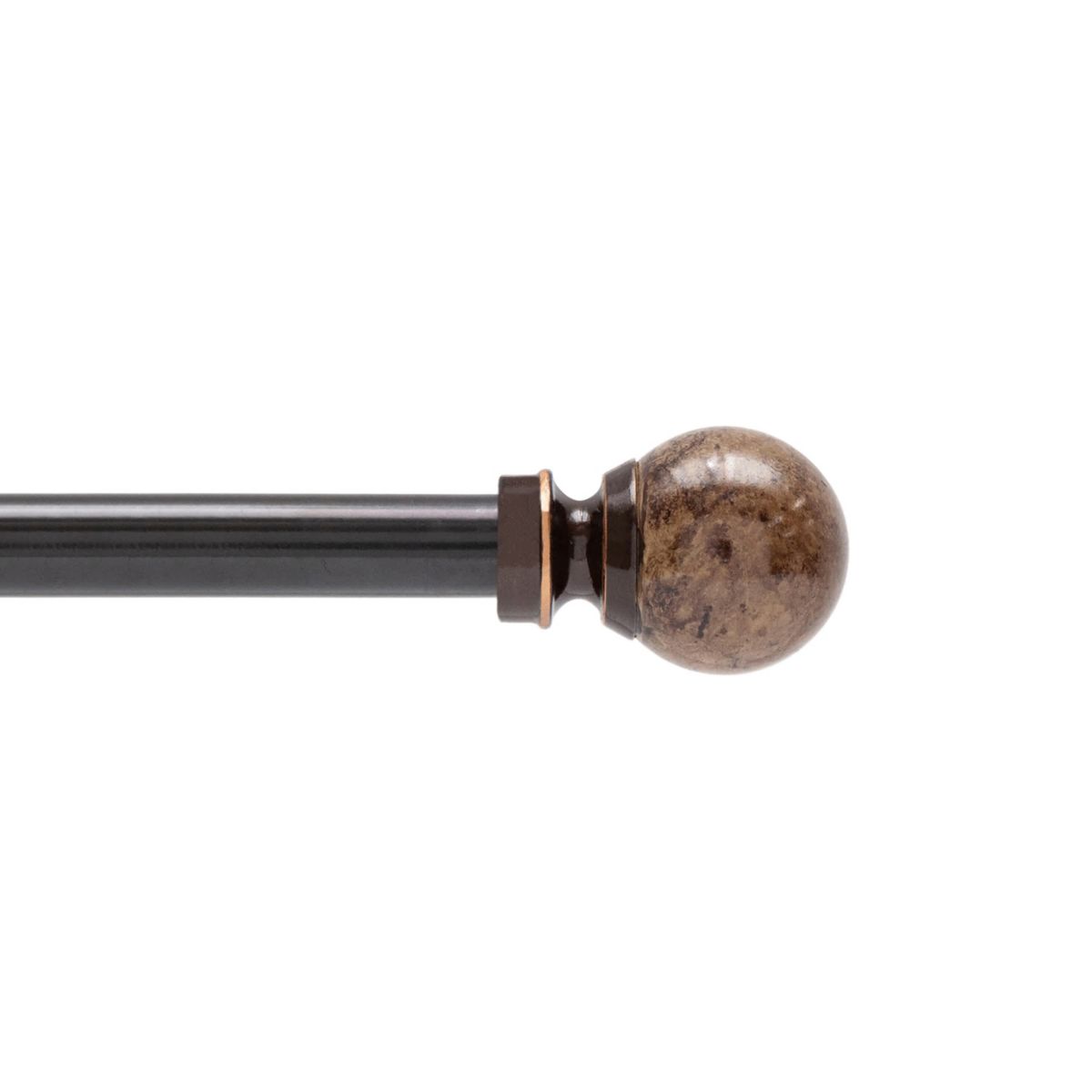 Jillian 1/2" Petite Café Decorative Window Curtain Rod