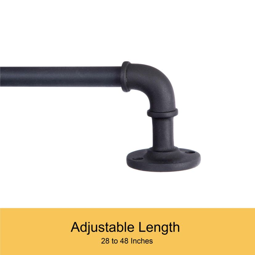 Adler 5/8" Indoor/Outdoor Rust-Resistant Wrap Around Curtain Rod