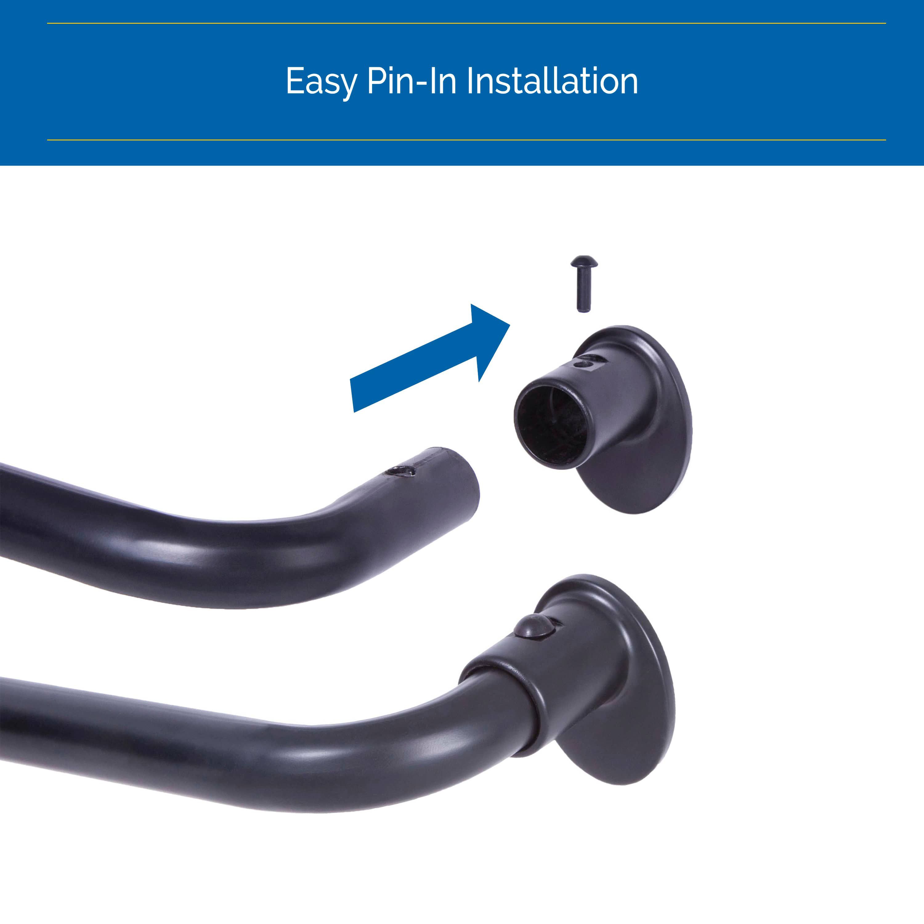 5/8" Wrap Around Blackout  Curtain Rod