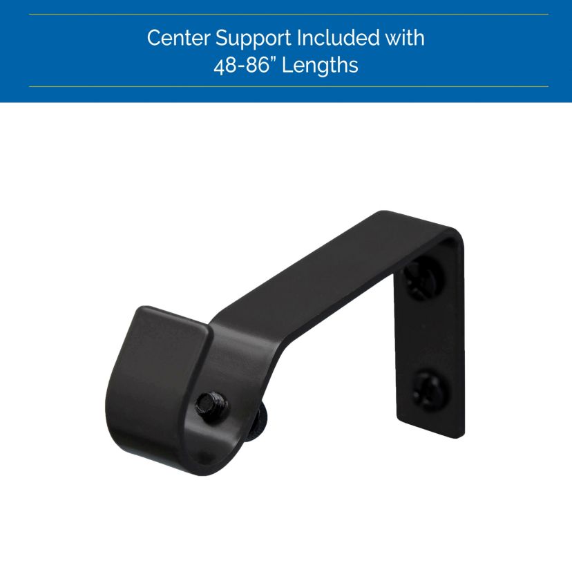 5/8" Wrap Around Blackout  Curtain Rod