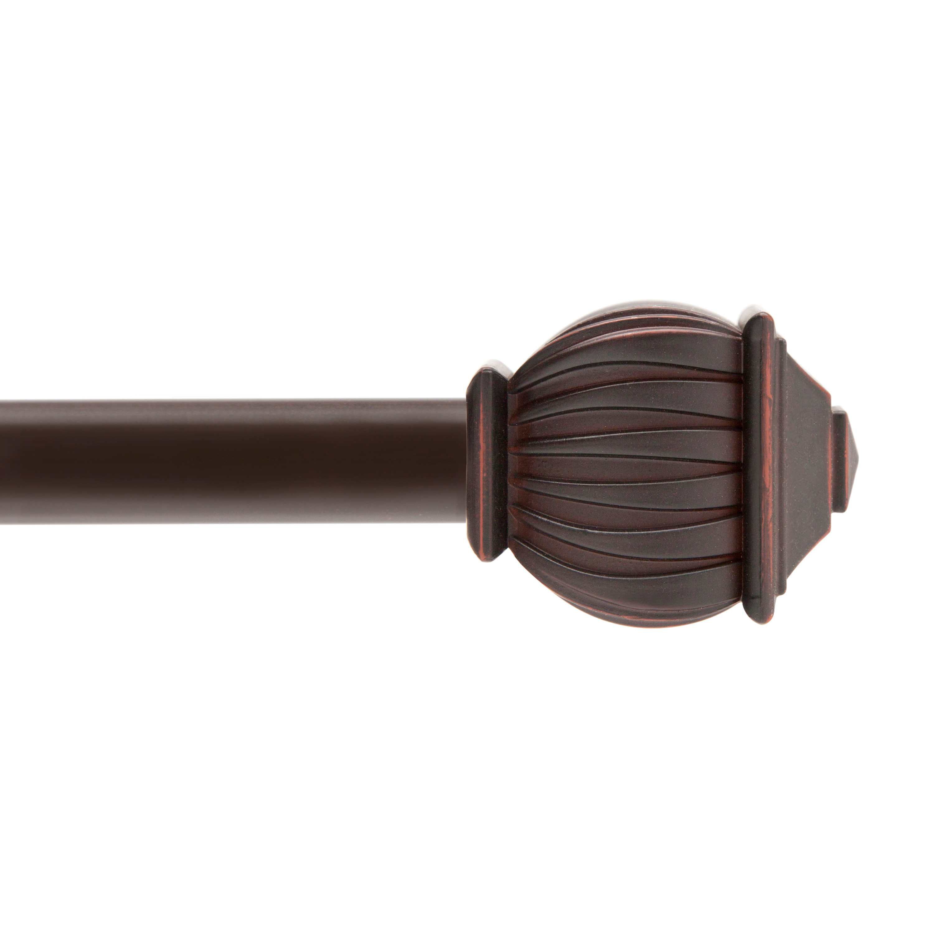 Benji 5/8" Standard Decorative Window Curtain Rod