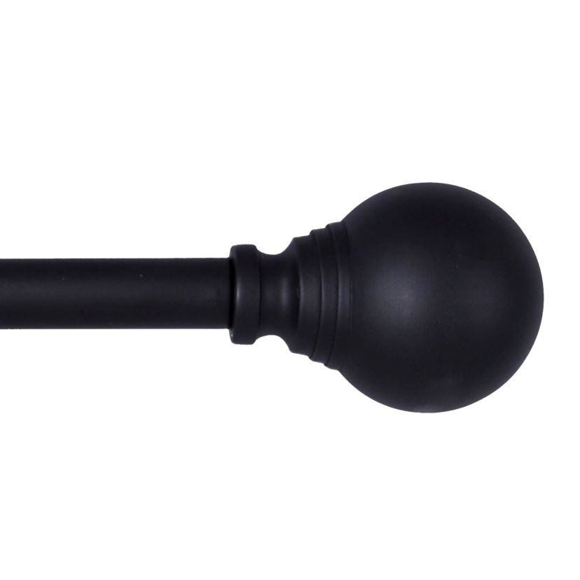 Fast Fit™ Dryden 5/8" Easy Install Decorative Window Curtain Rod