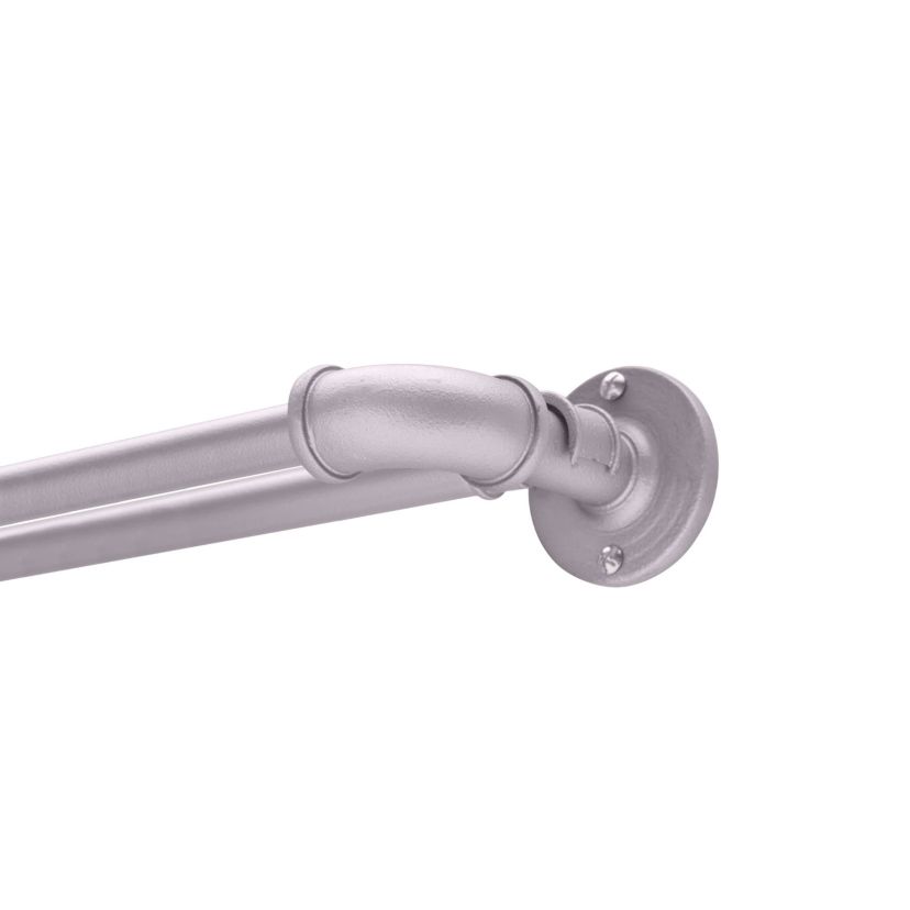 Bronn Industrial 3/4" Blackout Double Curtain Rod