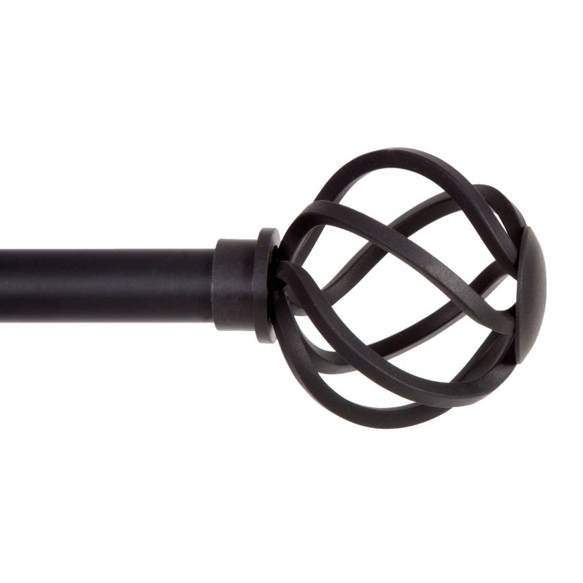 Cage 5/8" Standard Decorative Window Curtain Rod