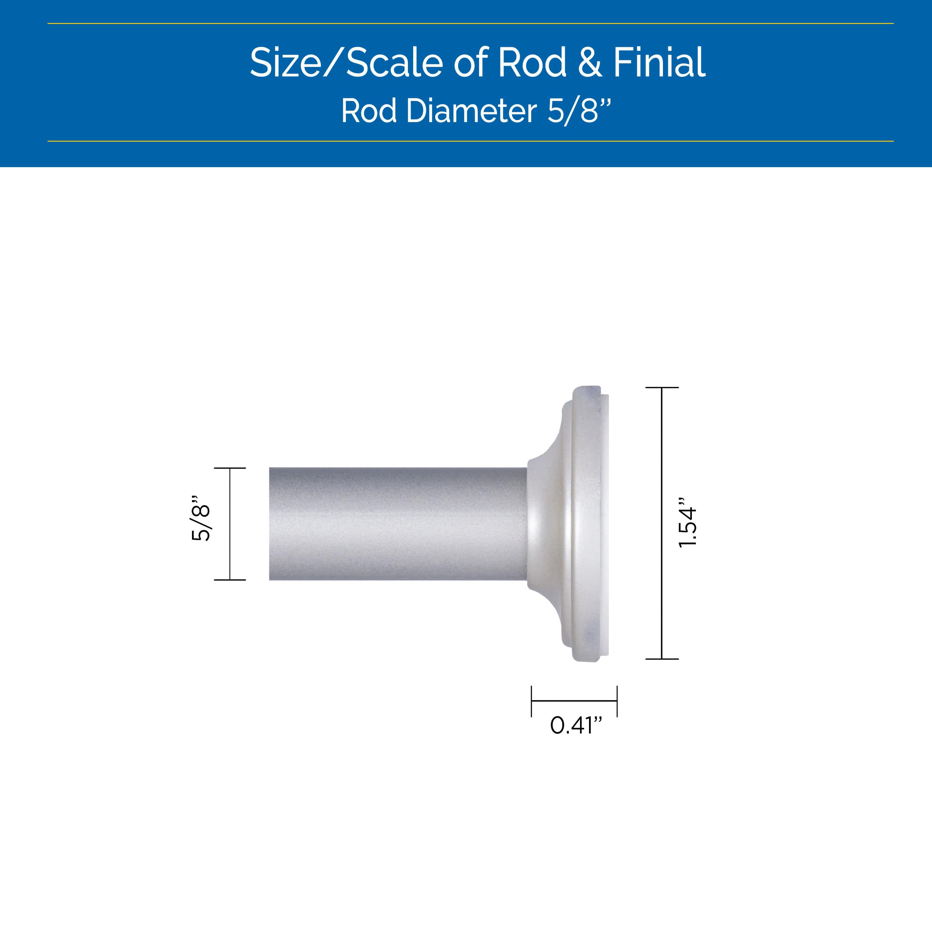 5/8" Blackout Tension Rod