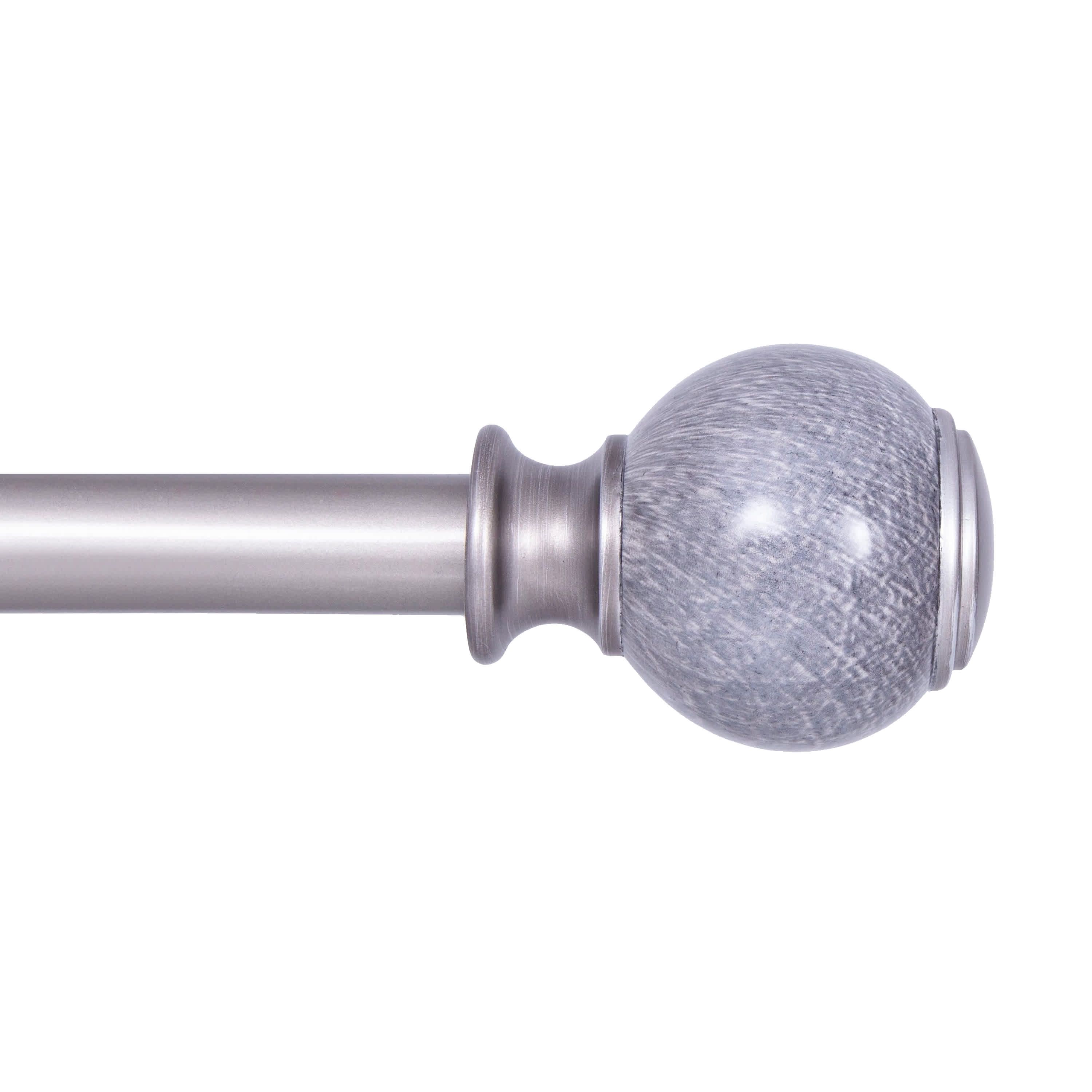 Noah 1" Premium Decorative Window Curtain Rod