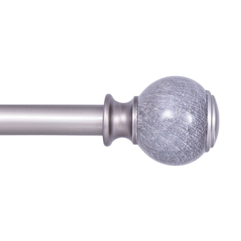 Noah 1" Premium Decorative Window Curtain Rod