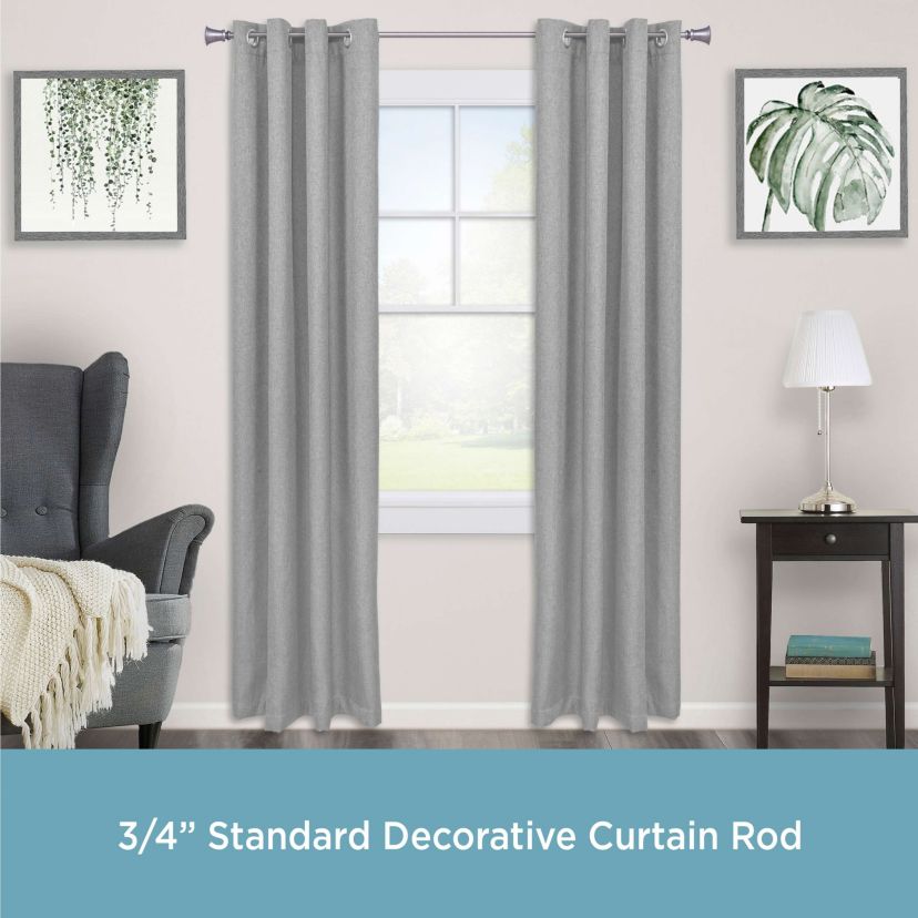 Nile  3/4" Standard Decorative Window Curtain Rod