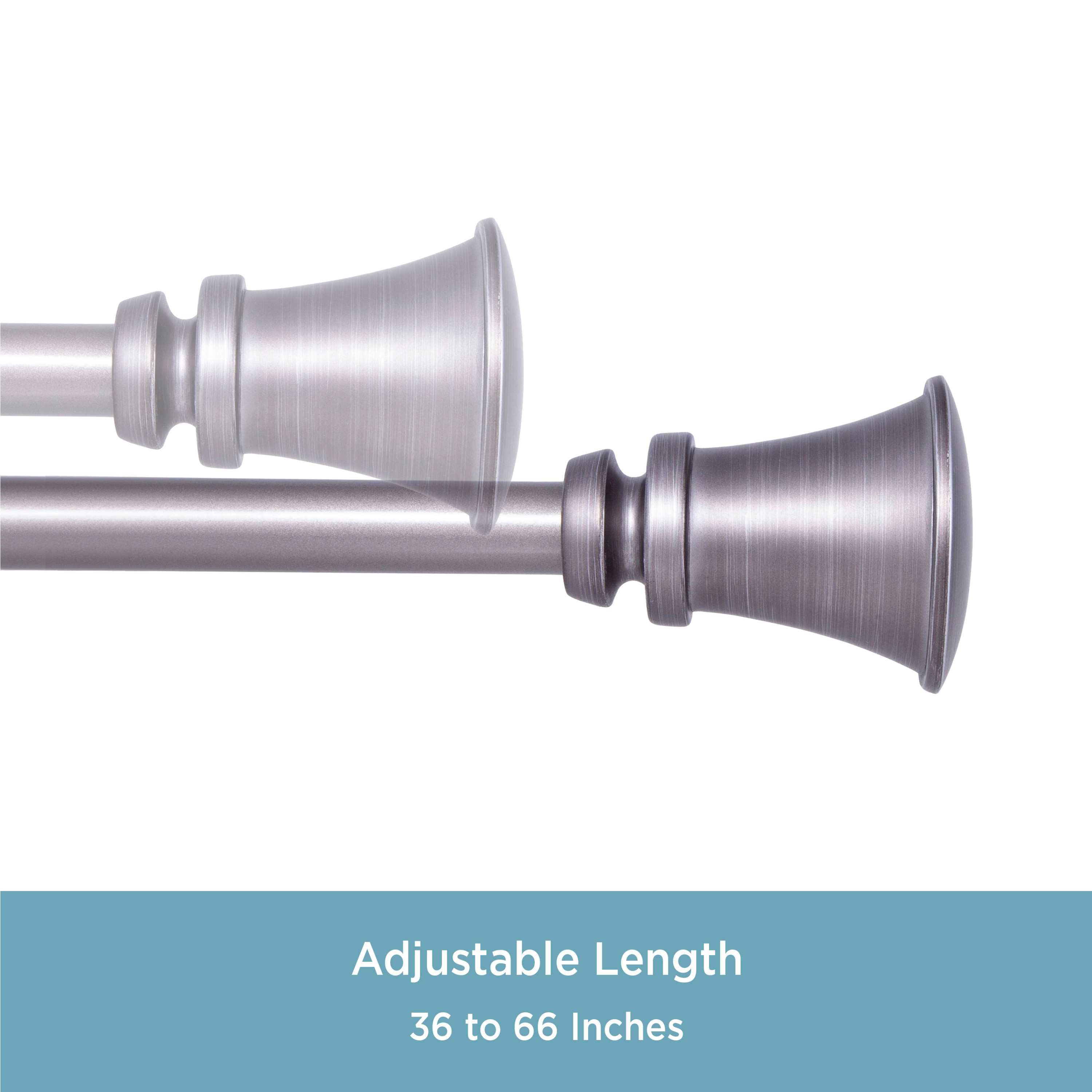 Nile  3/4" Standard Decorative Window Curtain Rod