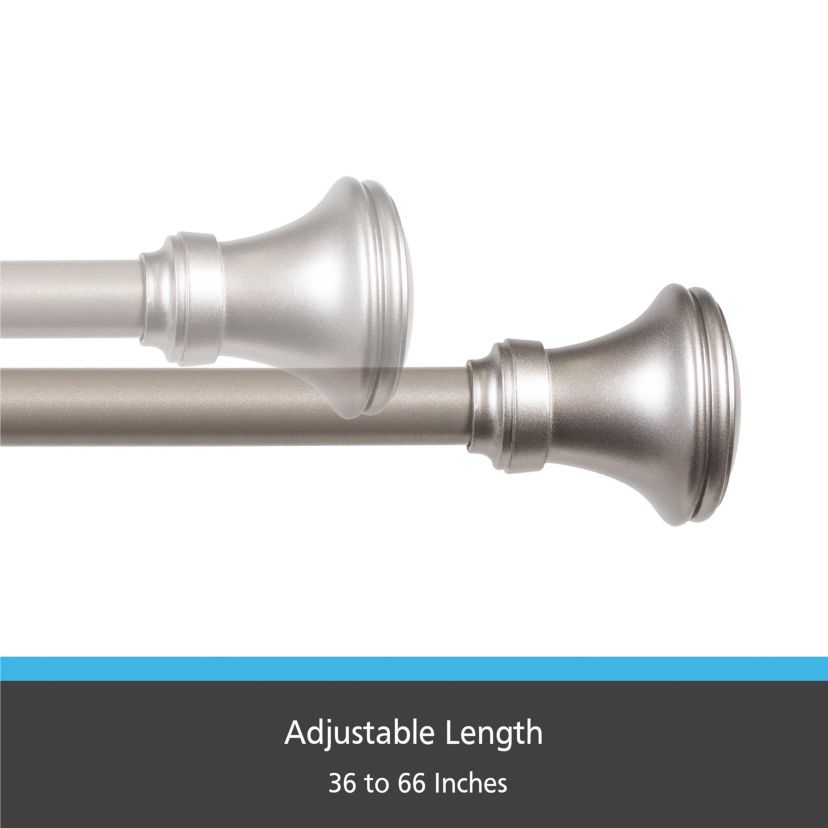 Fast Fit™ Vance 5/8" No Measure Curtain Rod
