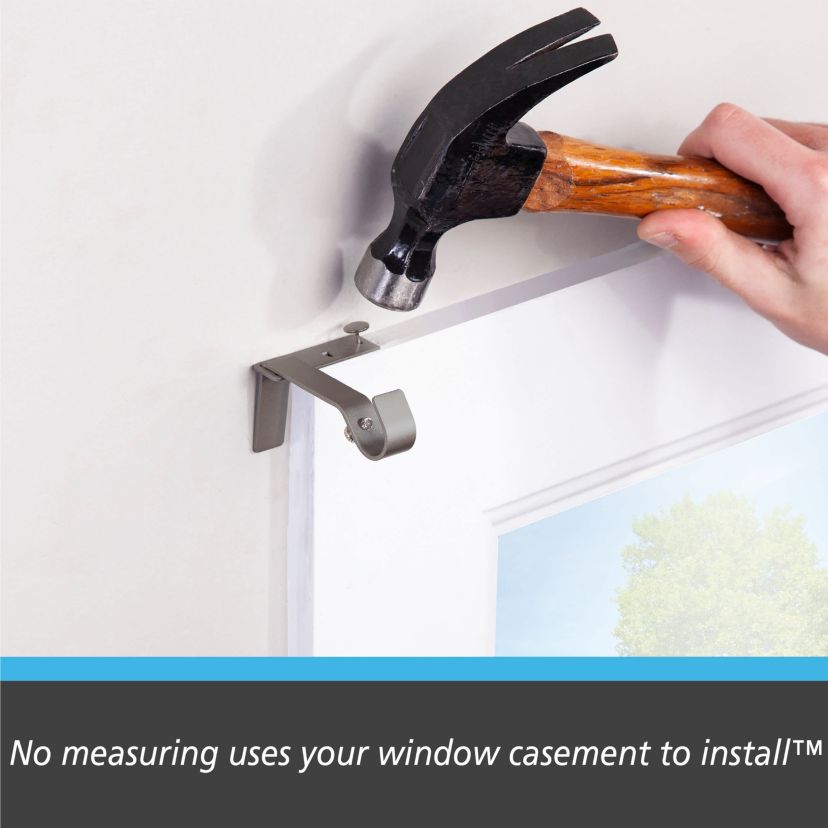 Fast Fit™ Vance 5/8" No Measure Curtain Rod