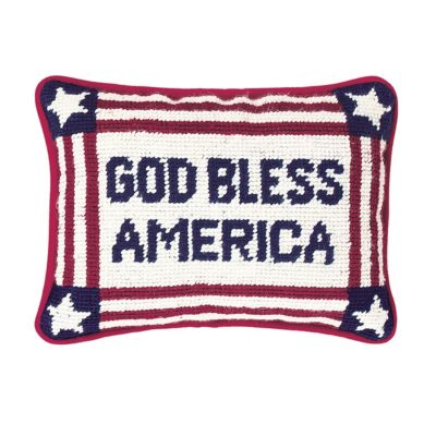 C&F Home God Bless America Pillow 6.5" x 9"