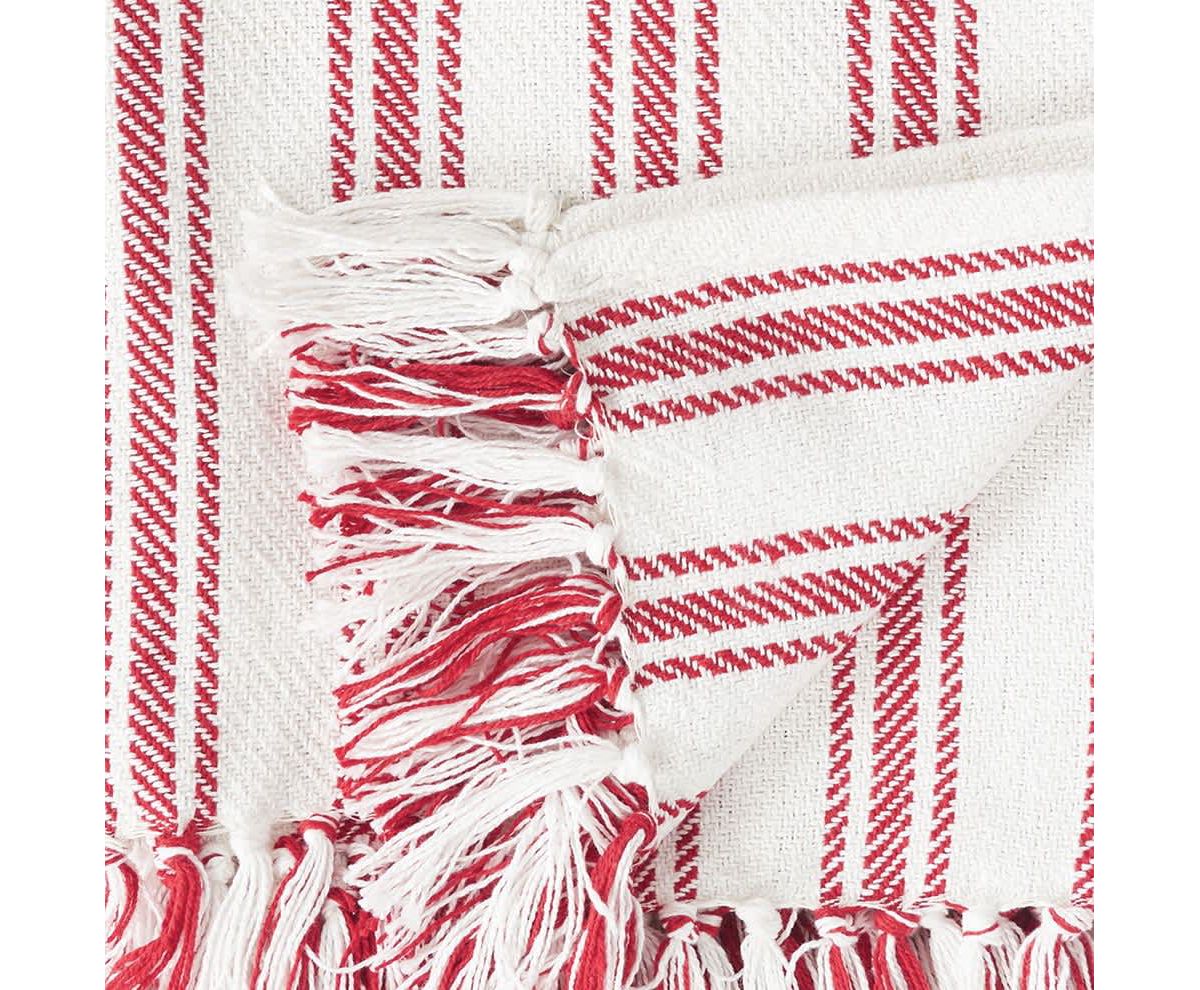 Ticking Throw Blanket