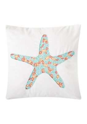 Starfish Beaded Pillow