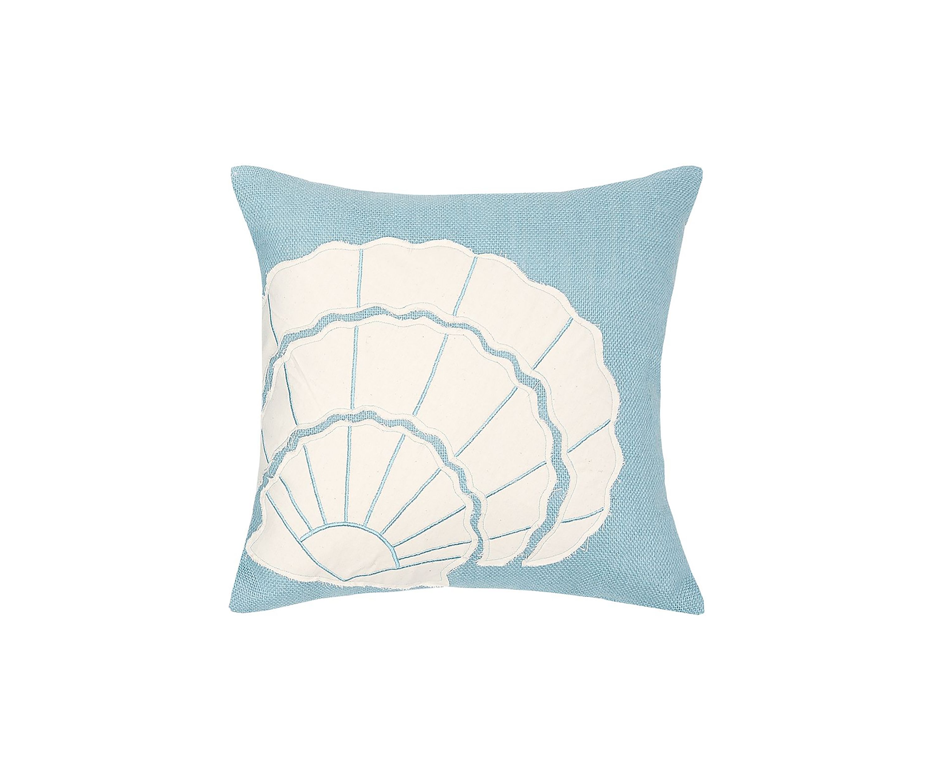Shell Applique Pillow