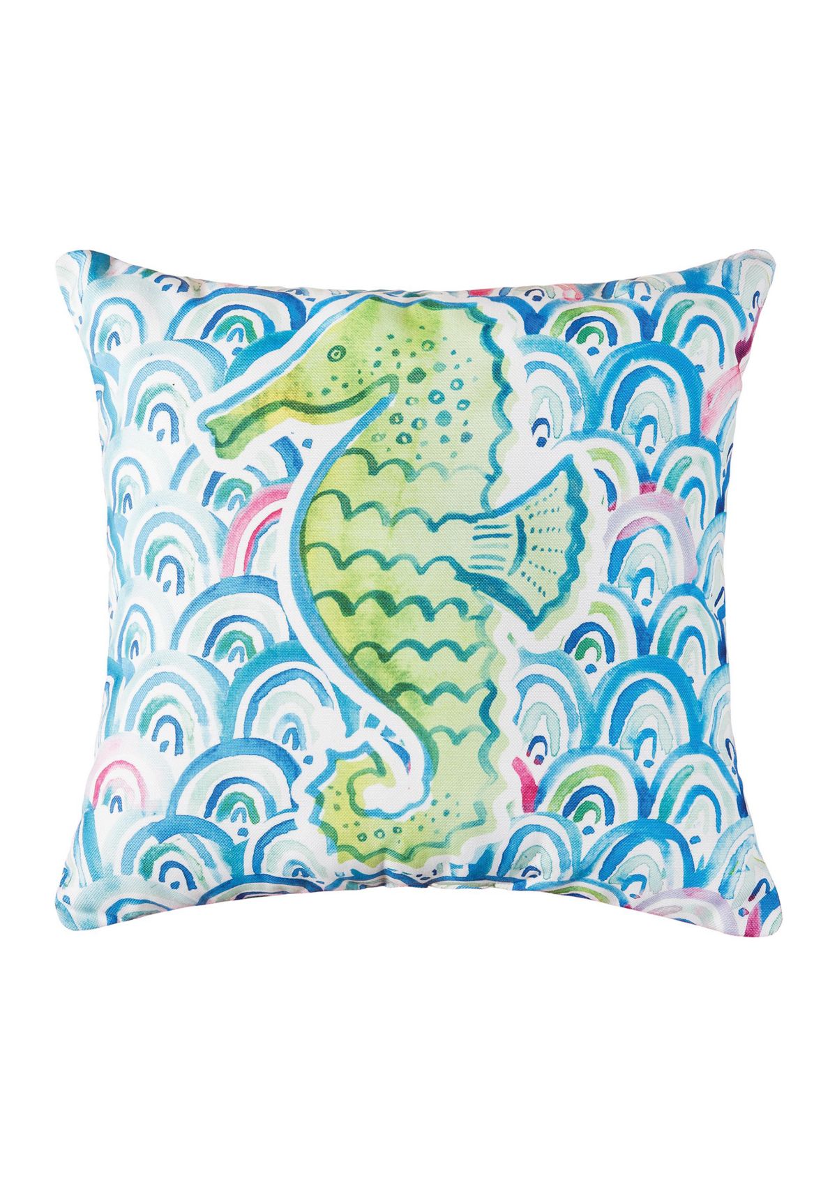 Seahorse Waves Pillow