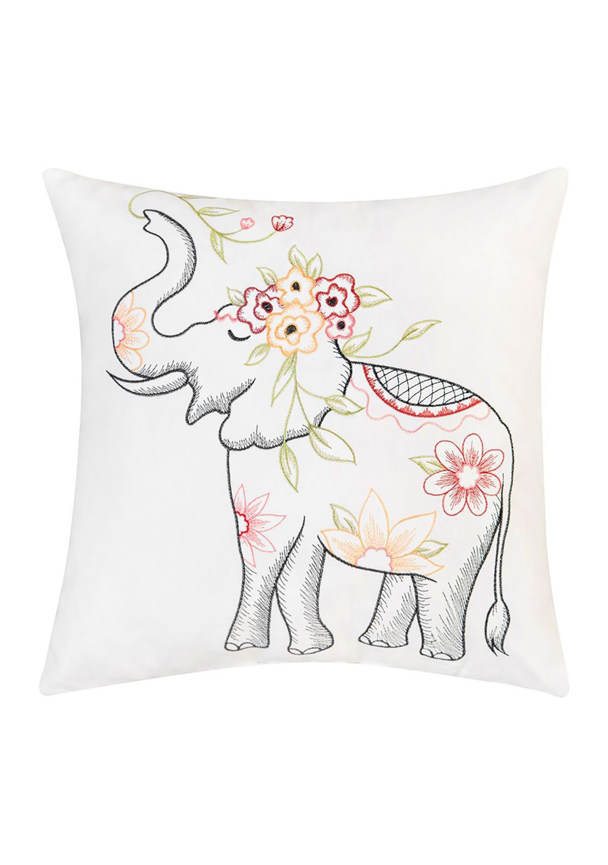 Tropical Elephant Pillow