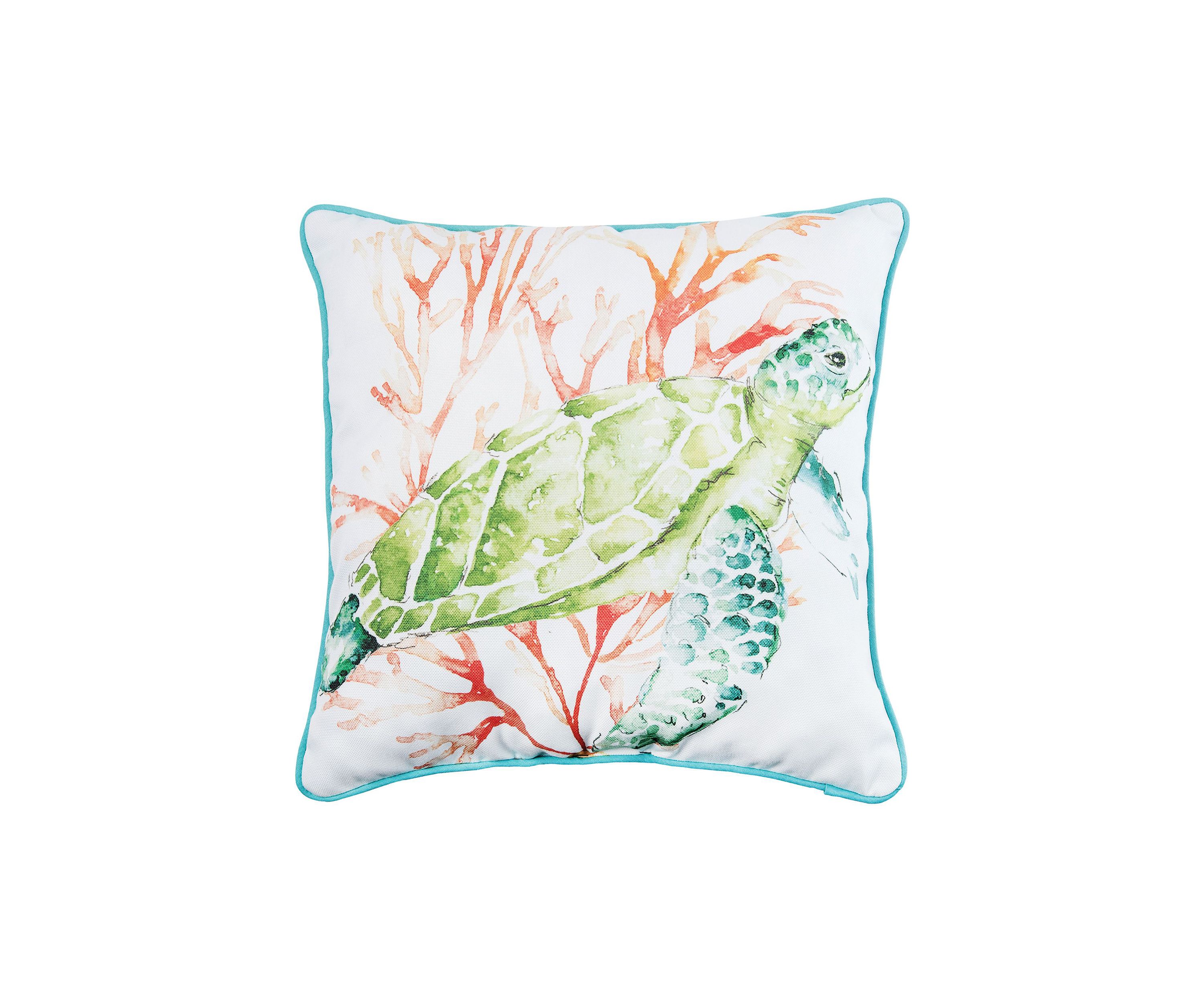 Colorful Turtle Pillow