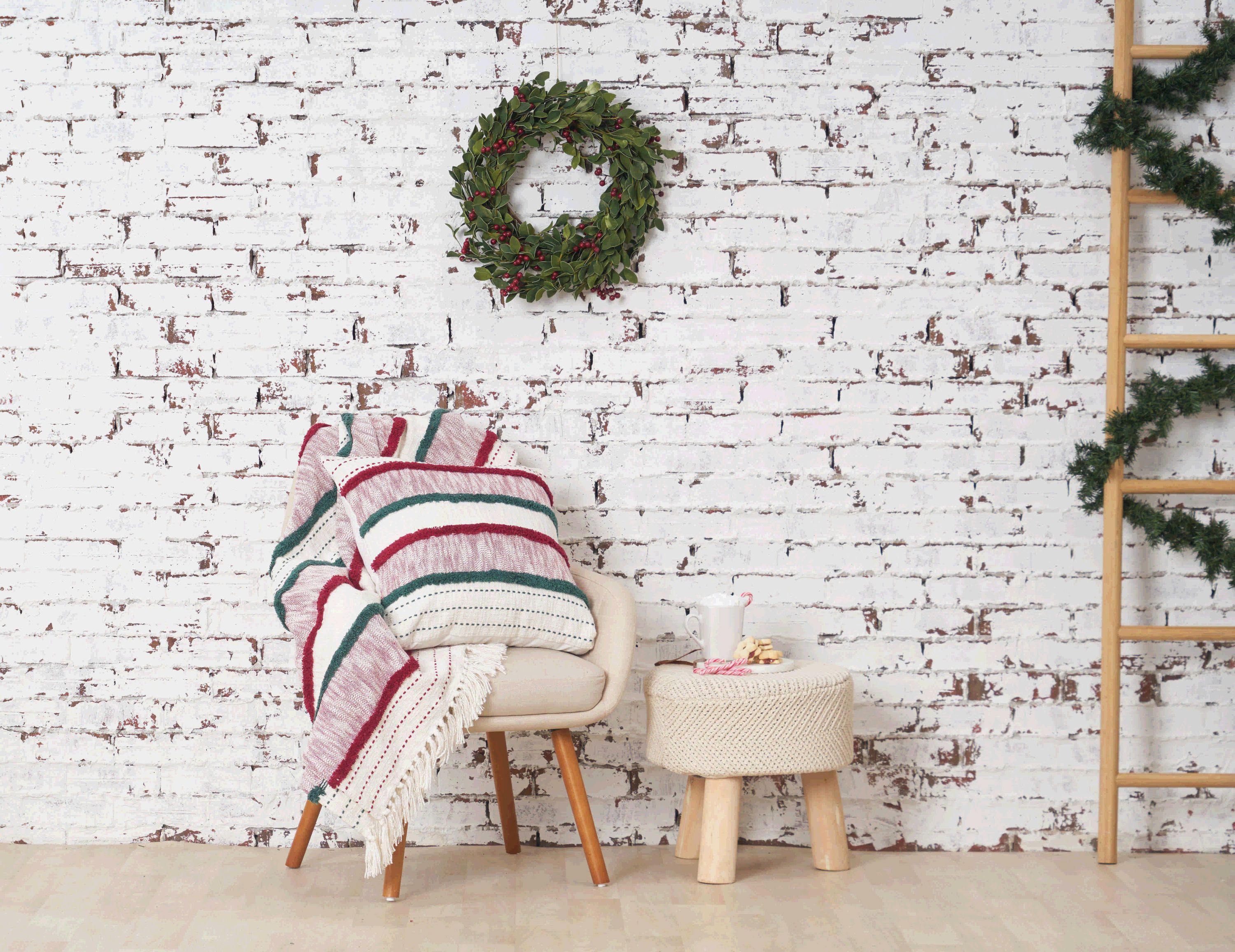 Benn Ruby Christmas Throw Pillow 20" x 20"