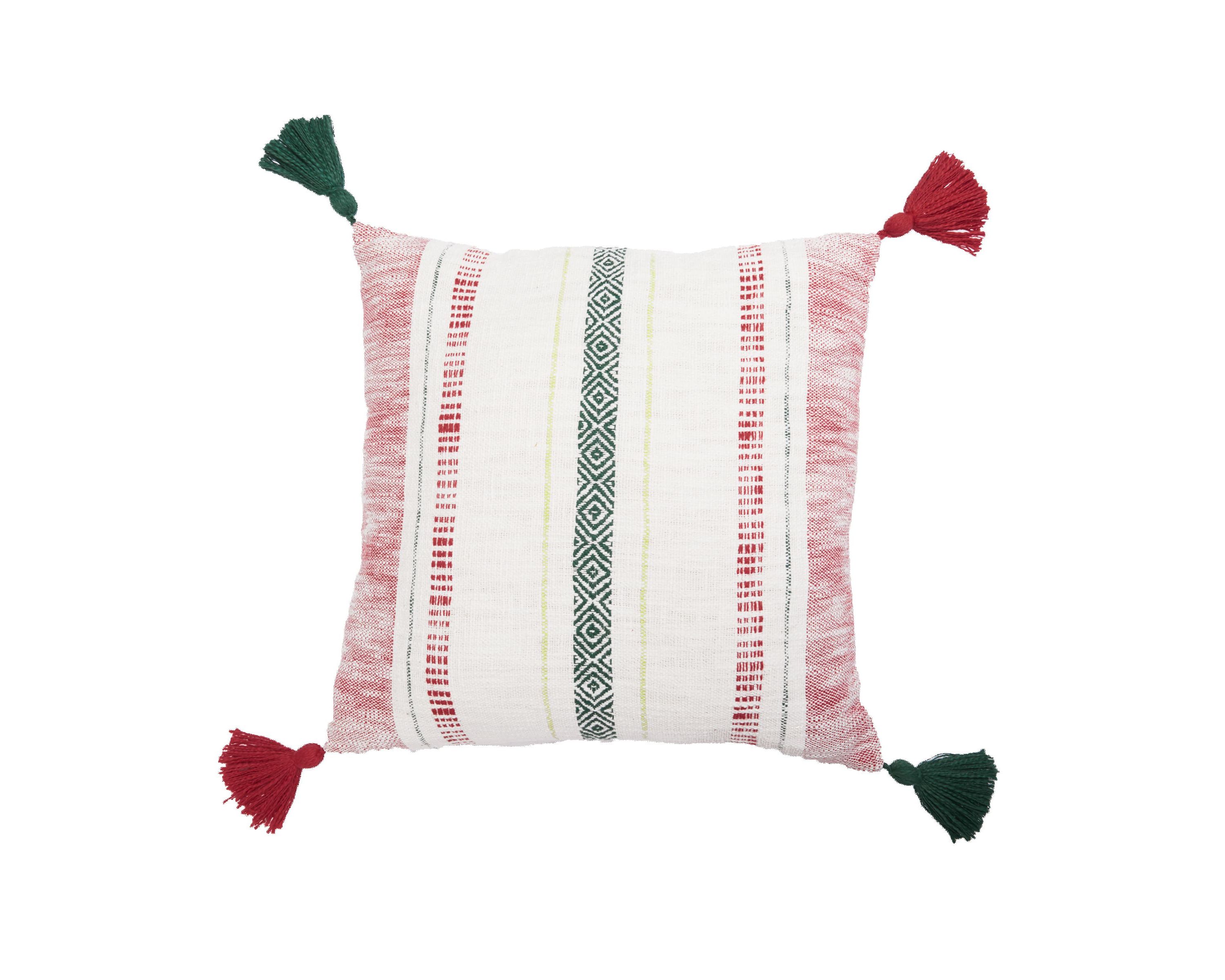 Barton Ruby Woven Throw Pillow