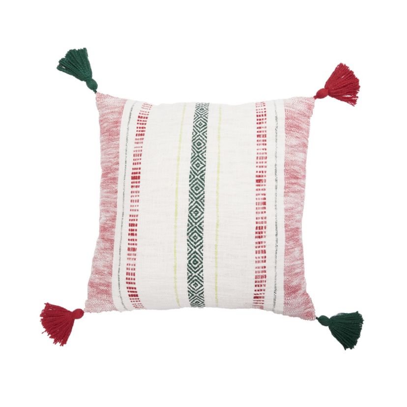 Barton Ruby Woven Throw Pillow