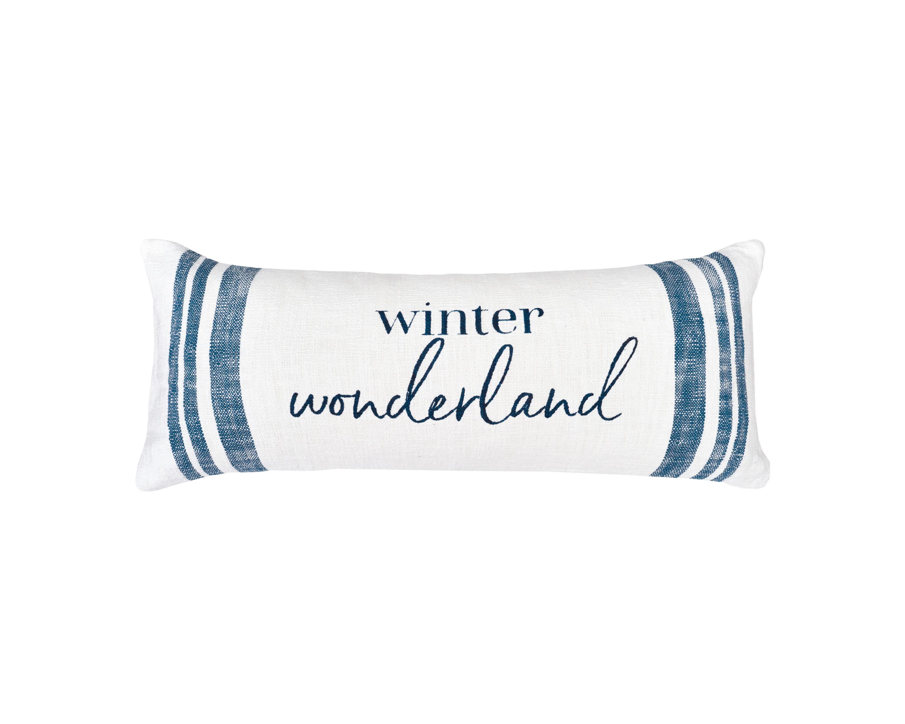 Morgan Winter Wonderland Woven Christmas Throw Pillow