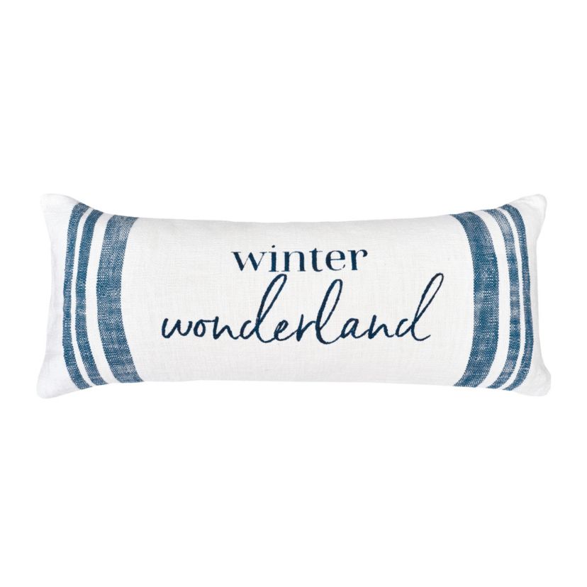 Morgan Winter Wonderland Woven Christmas Throw Pillow