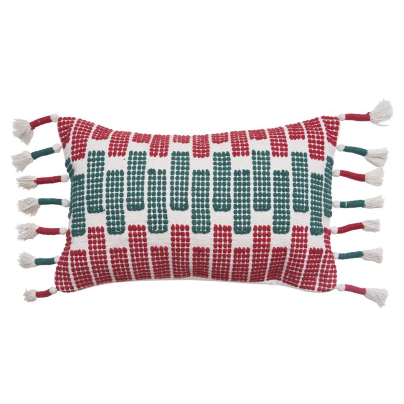 Bethel Ruby & Jungle Christmas Throw Pillow 14" x 22"