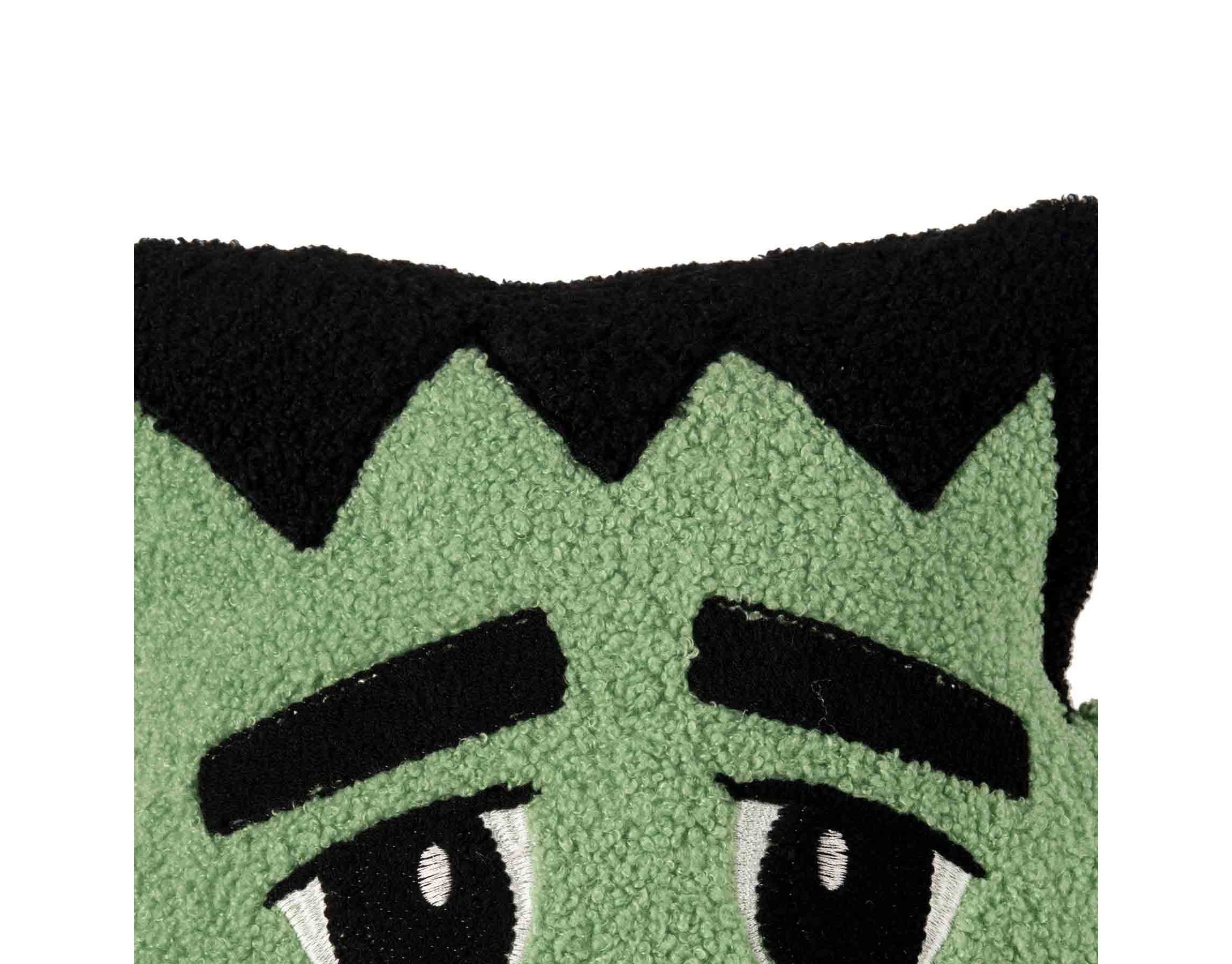 Frankenstein Monster Shaped Halloween Throw Pillow 13" x 16"