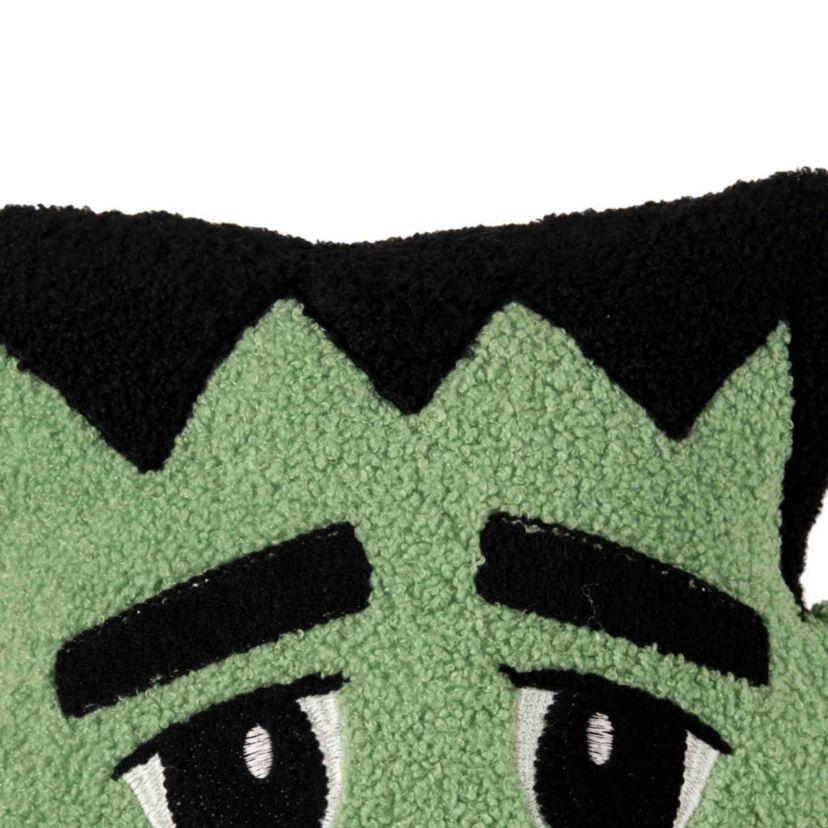 Frankenstein Monster Shaped Halloween Throw Pillow 13" x 16"