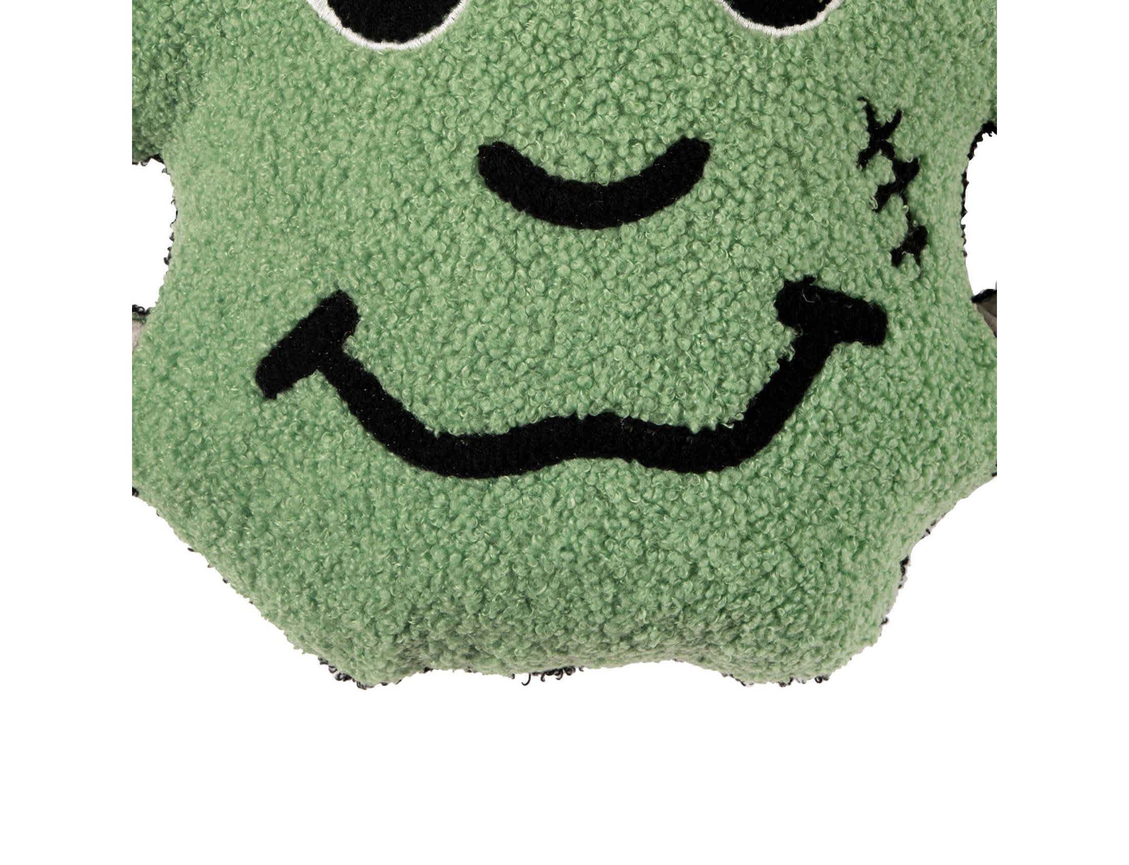 Frankenstein Monster Shaped Halloween Throw Pillow 13" x 16"