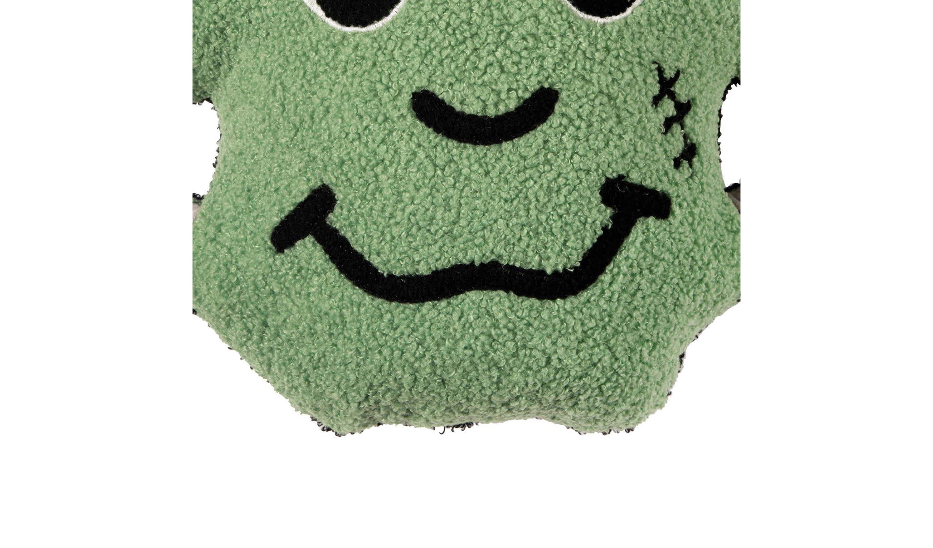 Frankenstein Monster Shaped Halloween Throw Pillow 13" x 16"