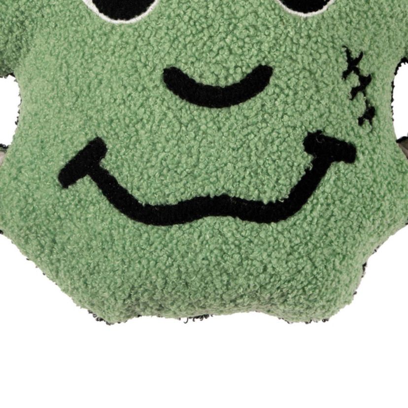 Frankenstein Monster Shaped Halloween Throw Pillow 13" x 16"
