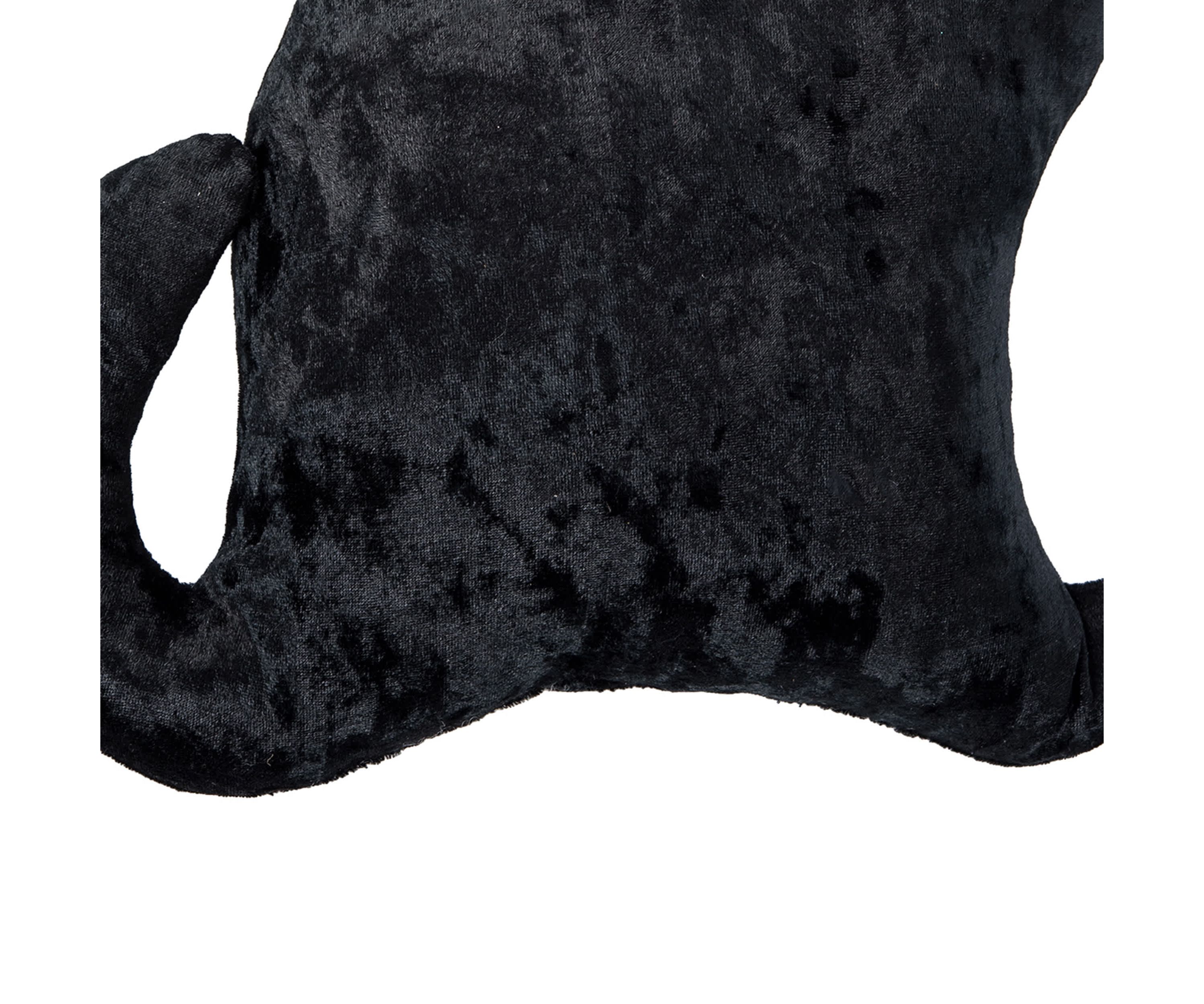 Shaped Cat Halloween Throw Pillow 12.5" x 16.5"